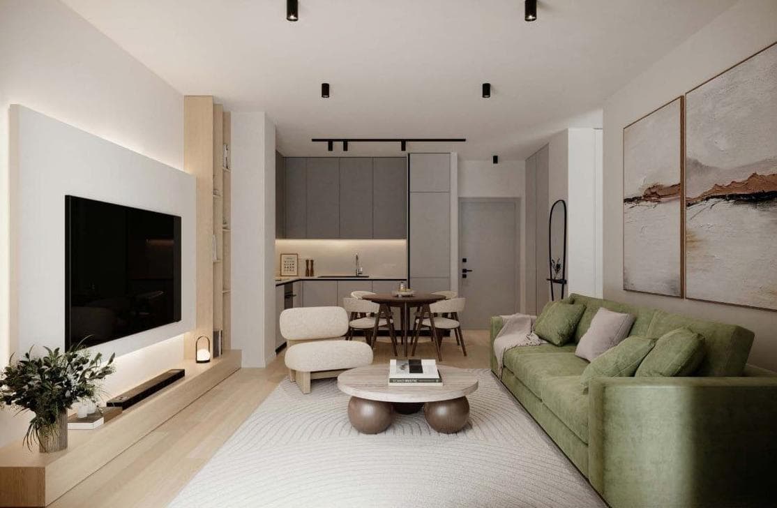 2-bedrooms apartments in Limassol, Cyprus.
