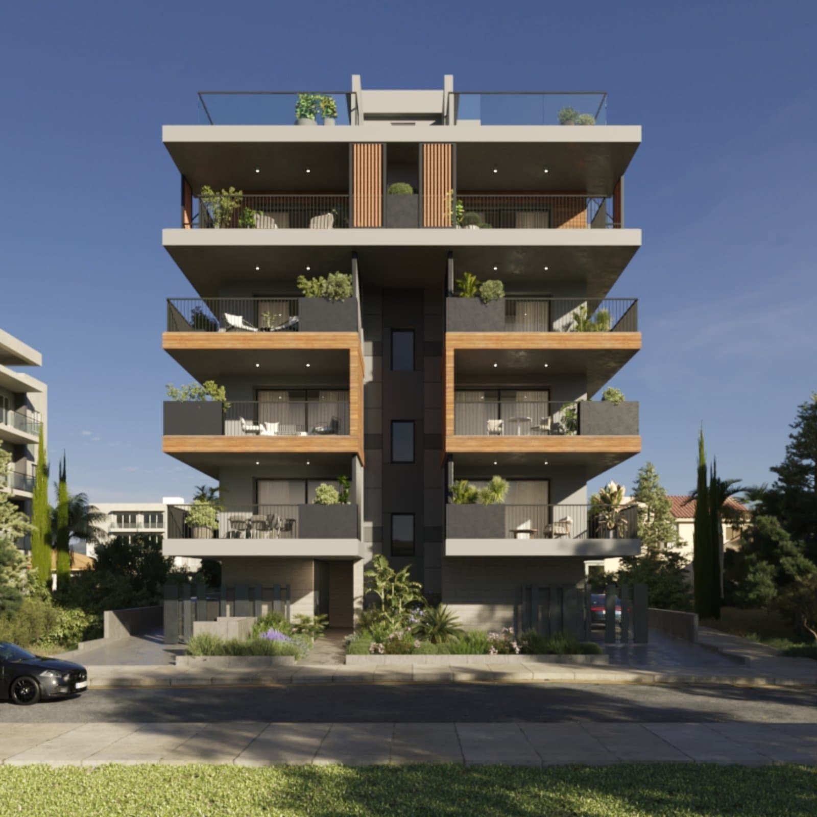 2-bedrooms apartments in Nicosia, Cyprus.