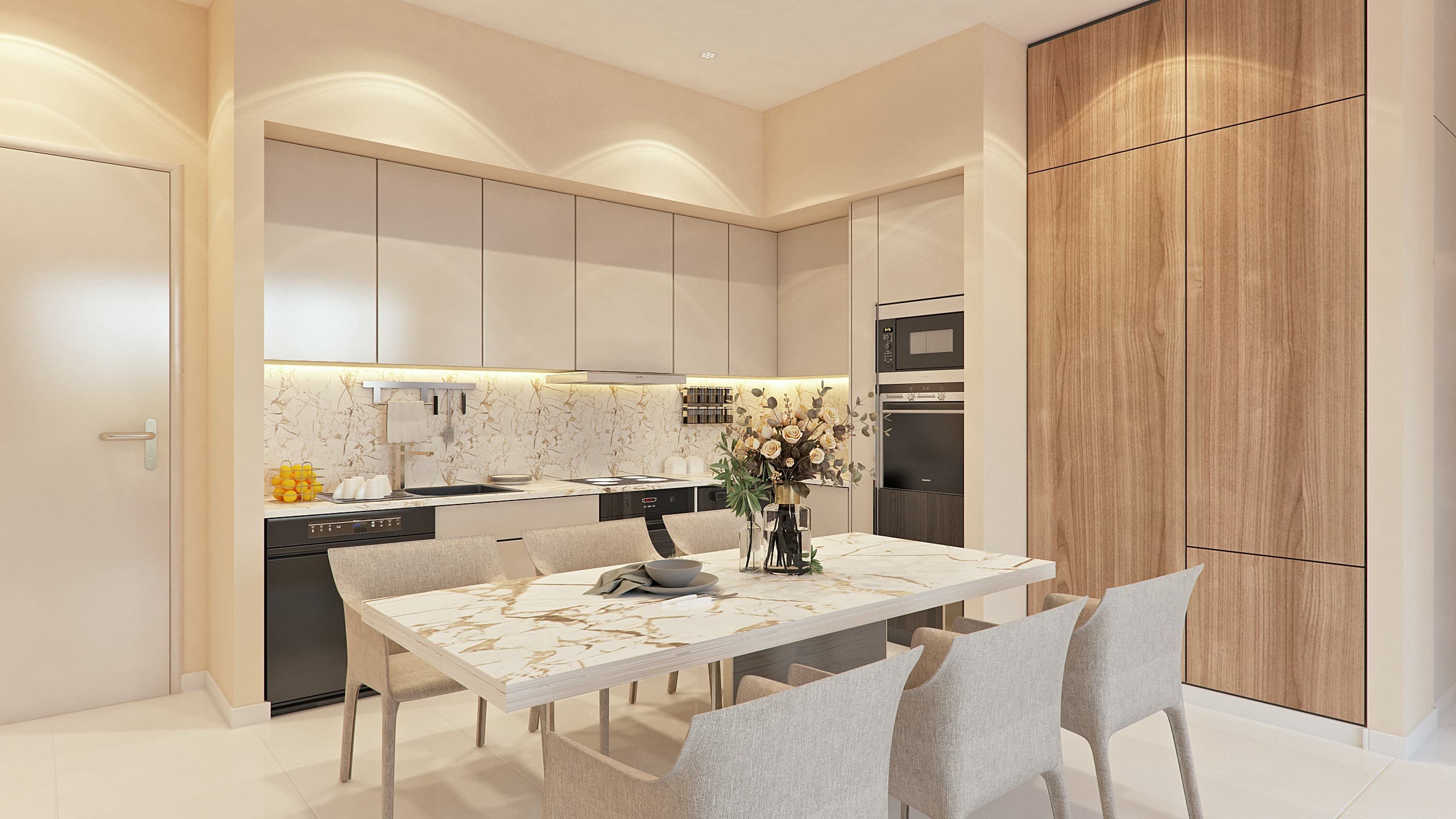 2-bedrooms apartments in Larnaca, Cyprus.