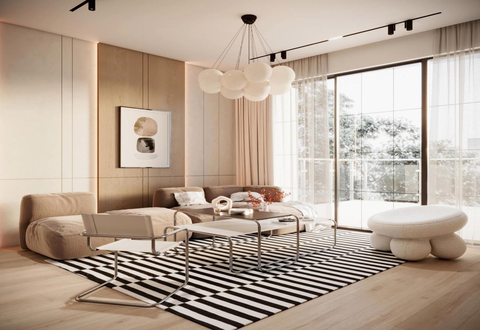2-bedrooms apartments in Nicosia, Cyprus.