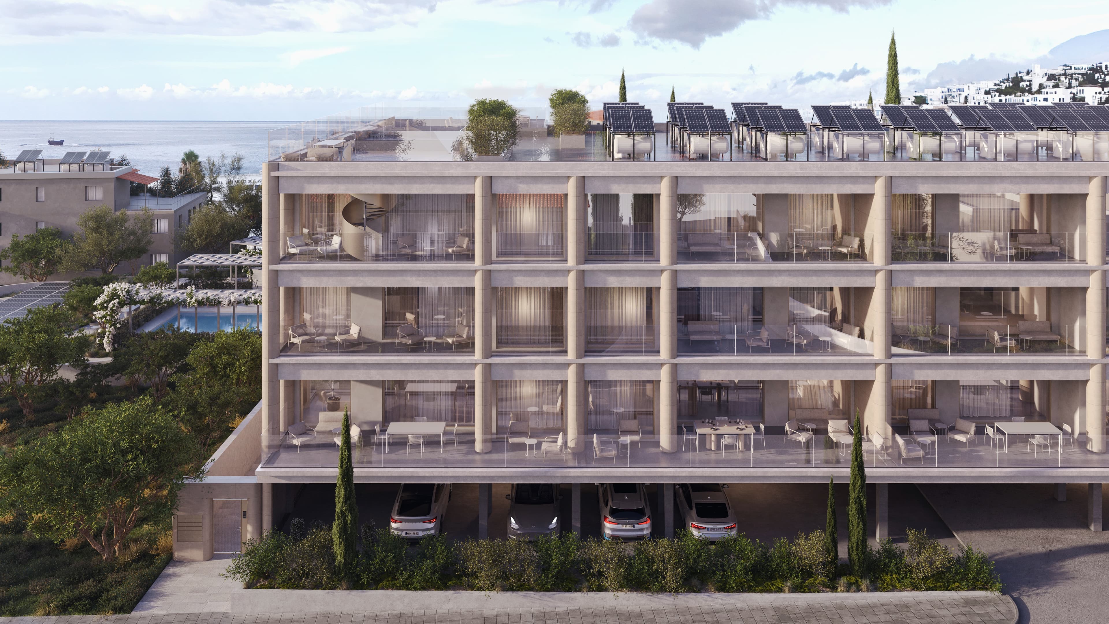 2-bedrooms apartments in Paphos, Cyprus.