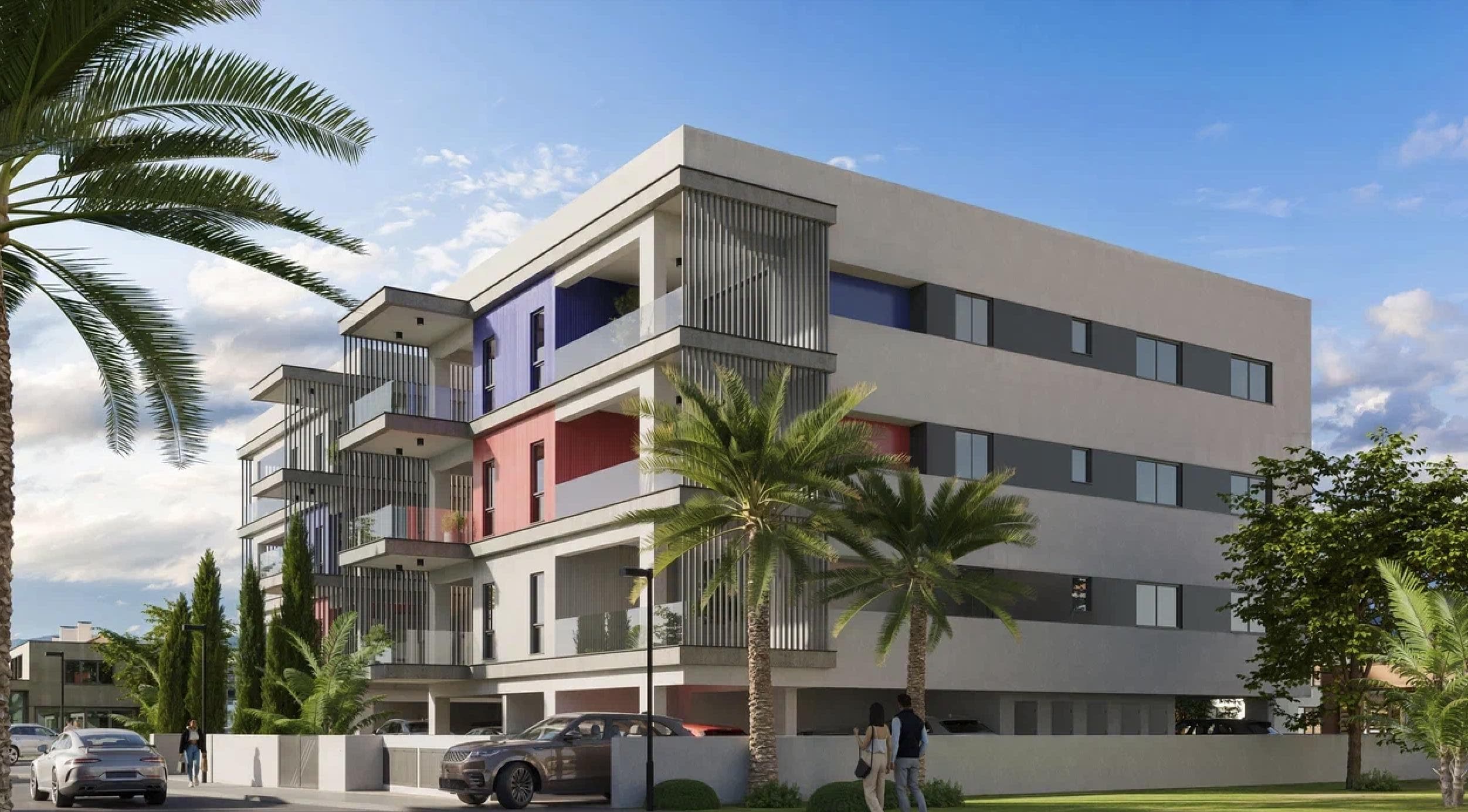 2-bedrooms apartments in Limassol, Cyprus.