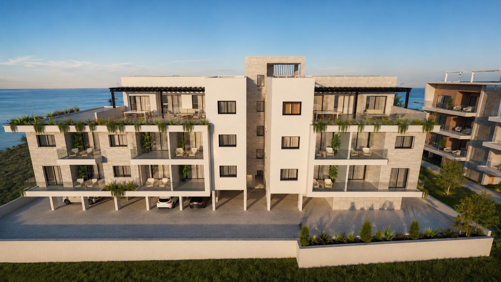 2-bedrooms apartments in Paphos, Cyprus.