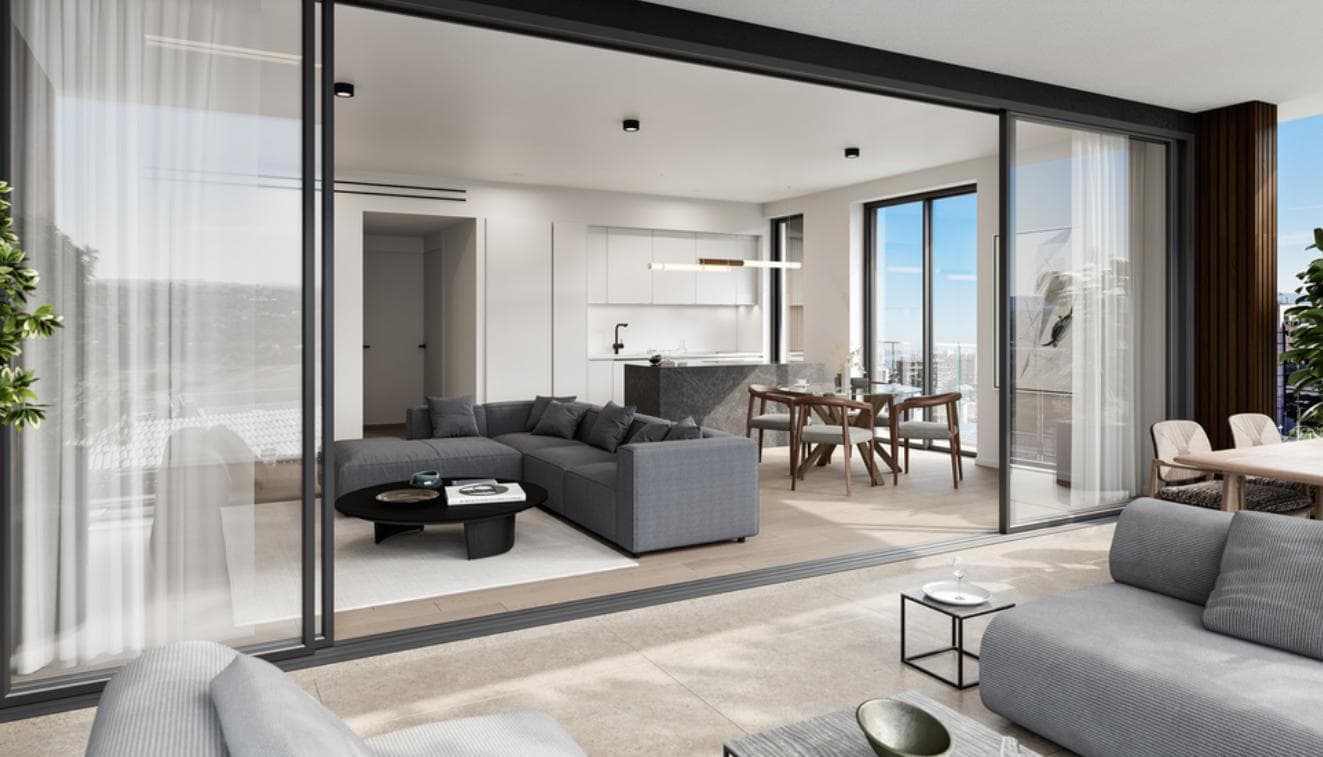 2-bedrooms apartments in Nicosia, Cyprus.