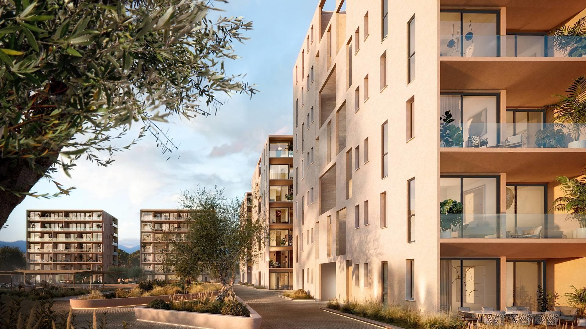 1-bedrooms apartments in Limassol, Cyprus.
