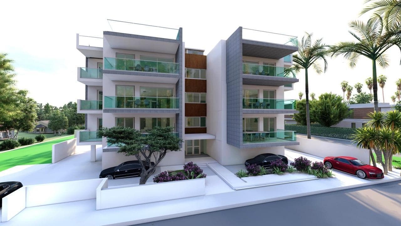 2-bedrooms apartments in Nicosia, Cyprus.
