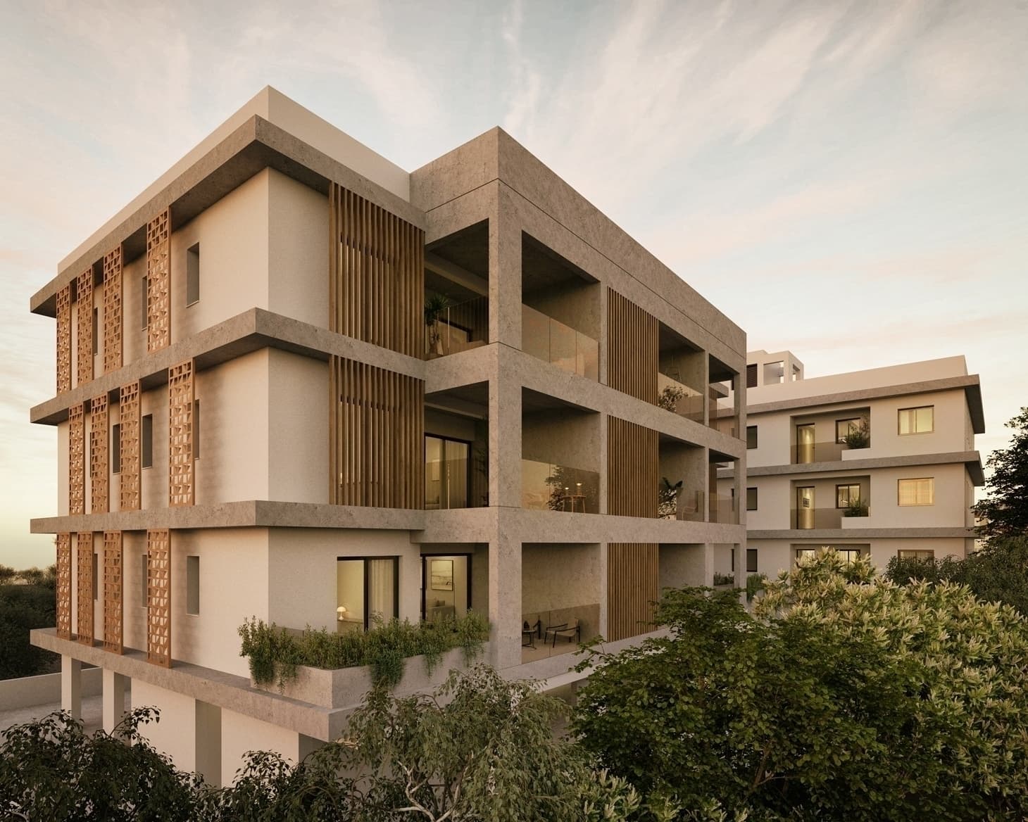 2-bedrooms apartments in Nicosia, Cyprus.