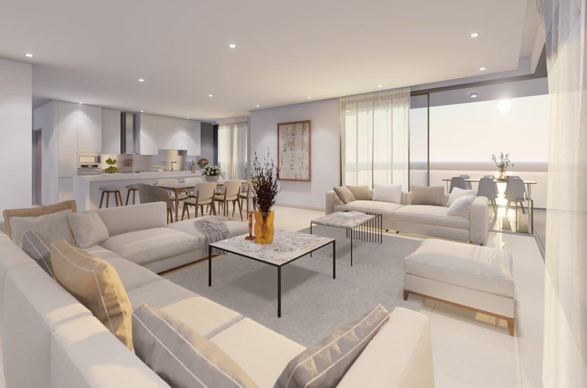 3-bedrooms apartments in Paphos, Cyprus.
