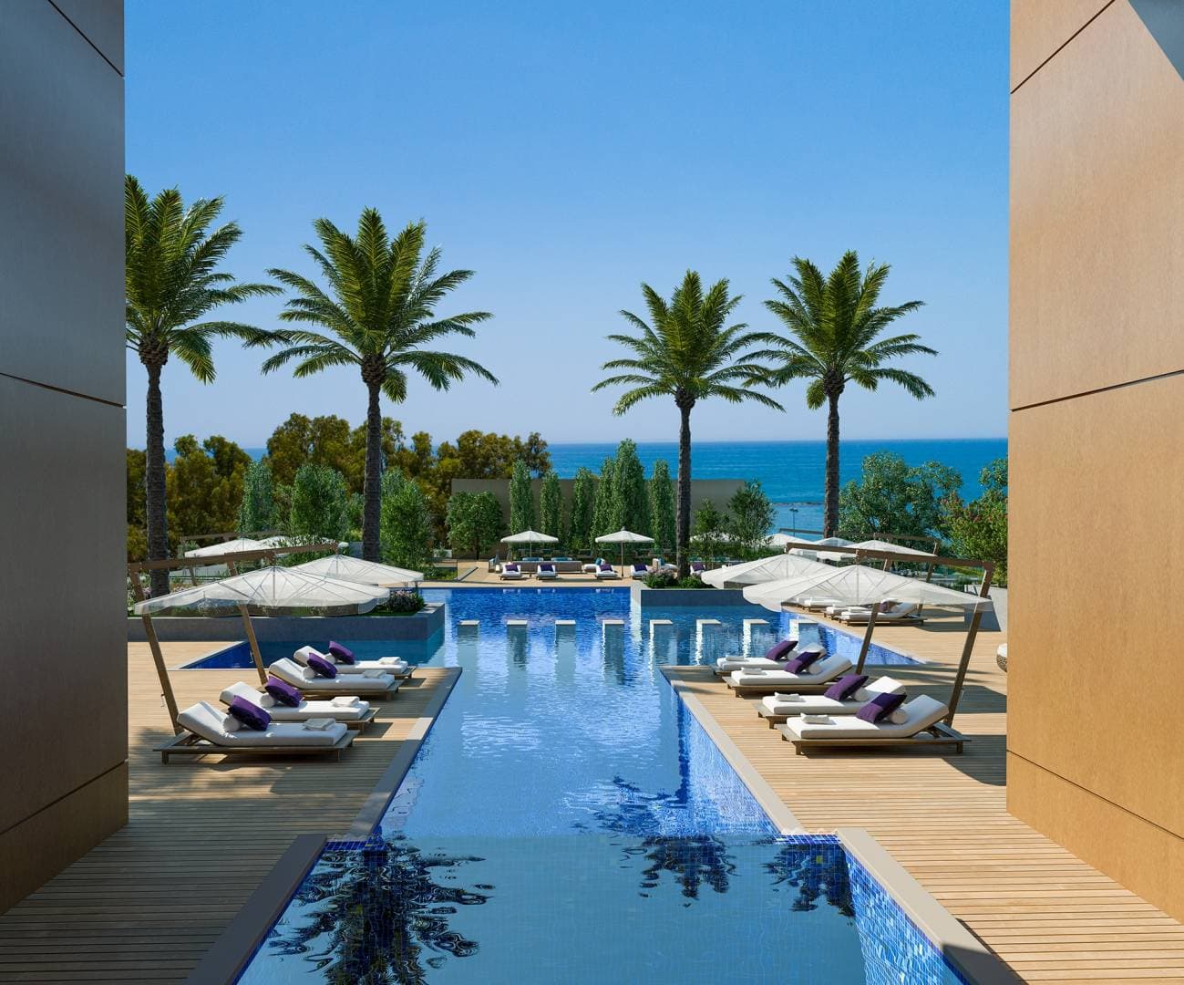 1-bedrooms apartments in Limassol, Cyprus.