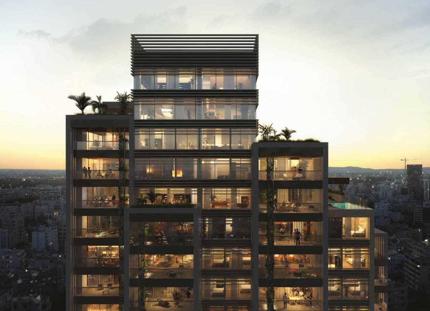 4-bedrooms apartments in Nicosia, Cyprus.