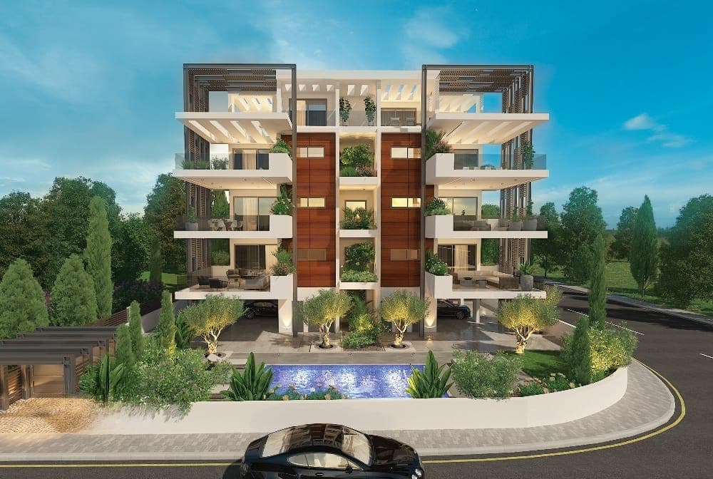 2-bedrooms apartments in Paphos, Cyprus.