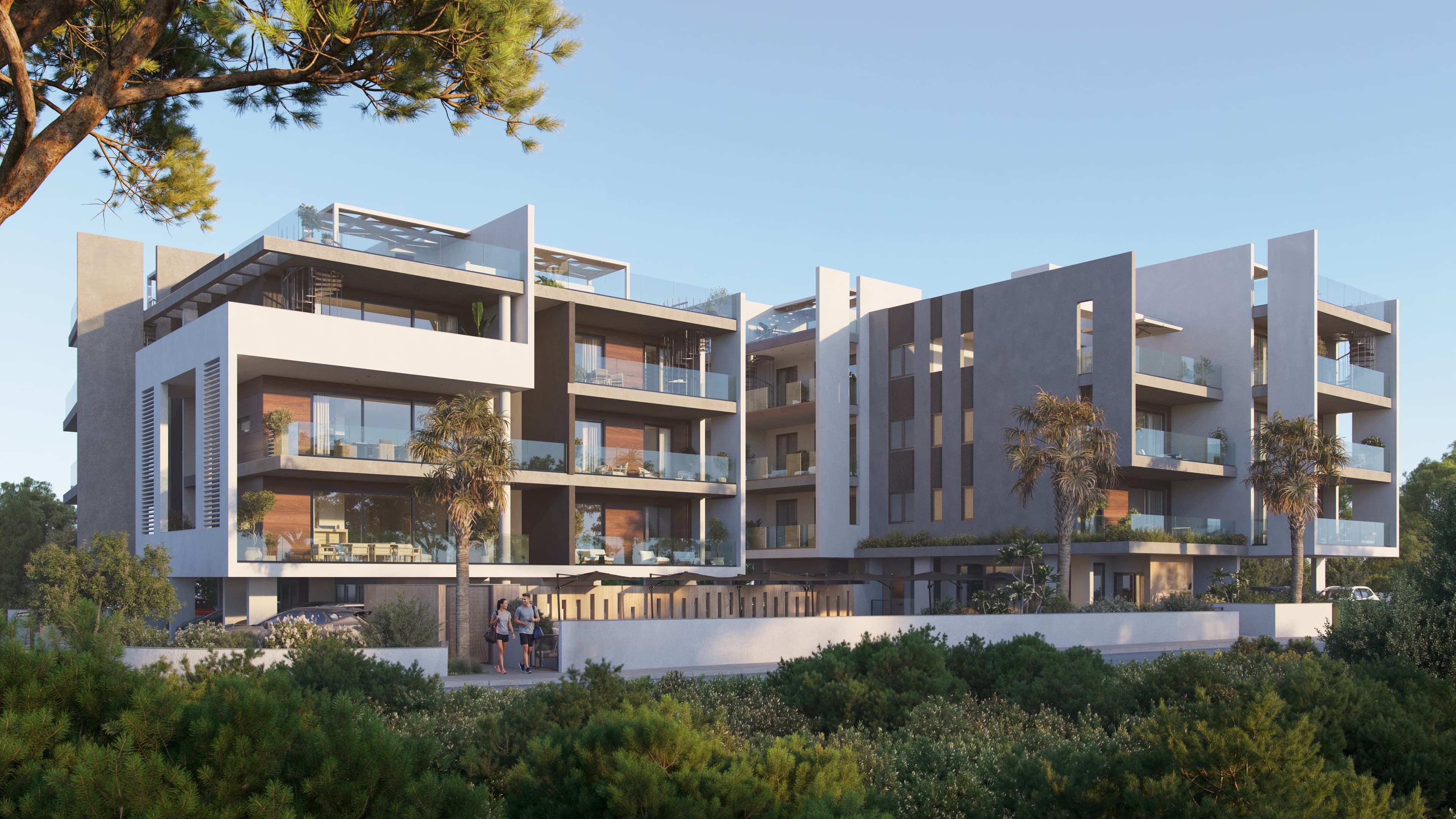 2-bedrooms apartments in Larnaca, Cyprus.