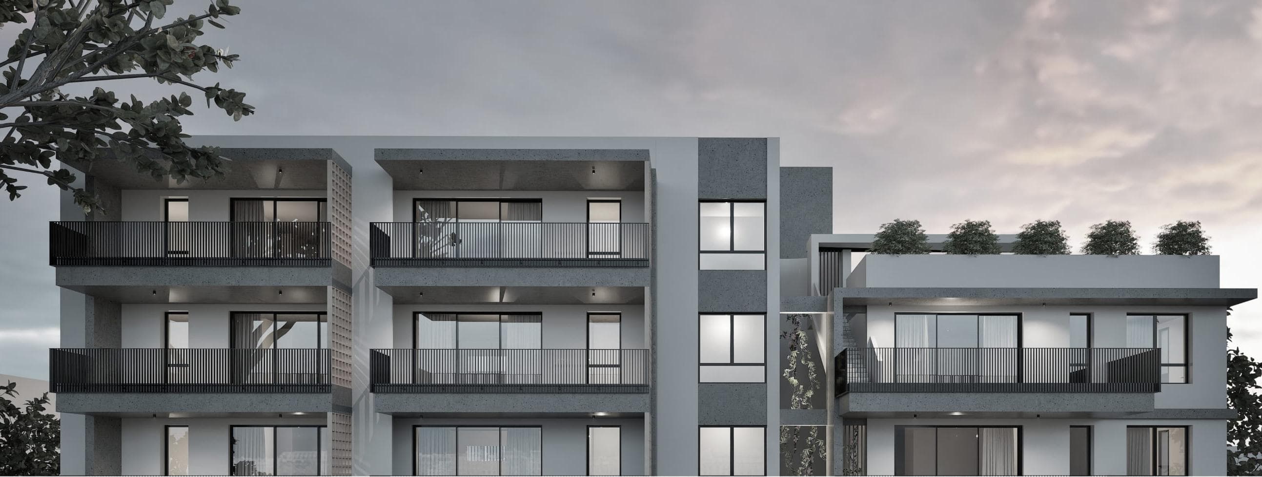 2-bedrooms apartments in Nicosia, Cyprus.