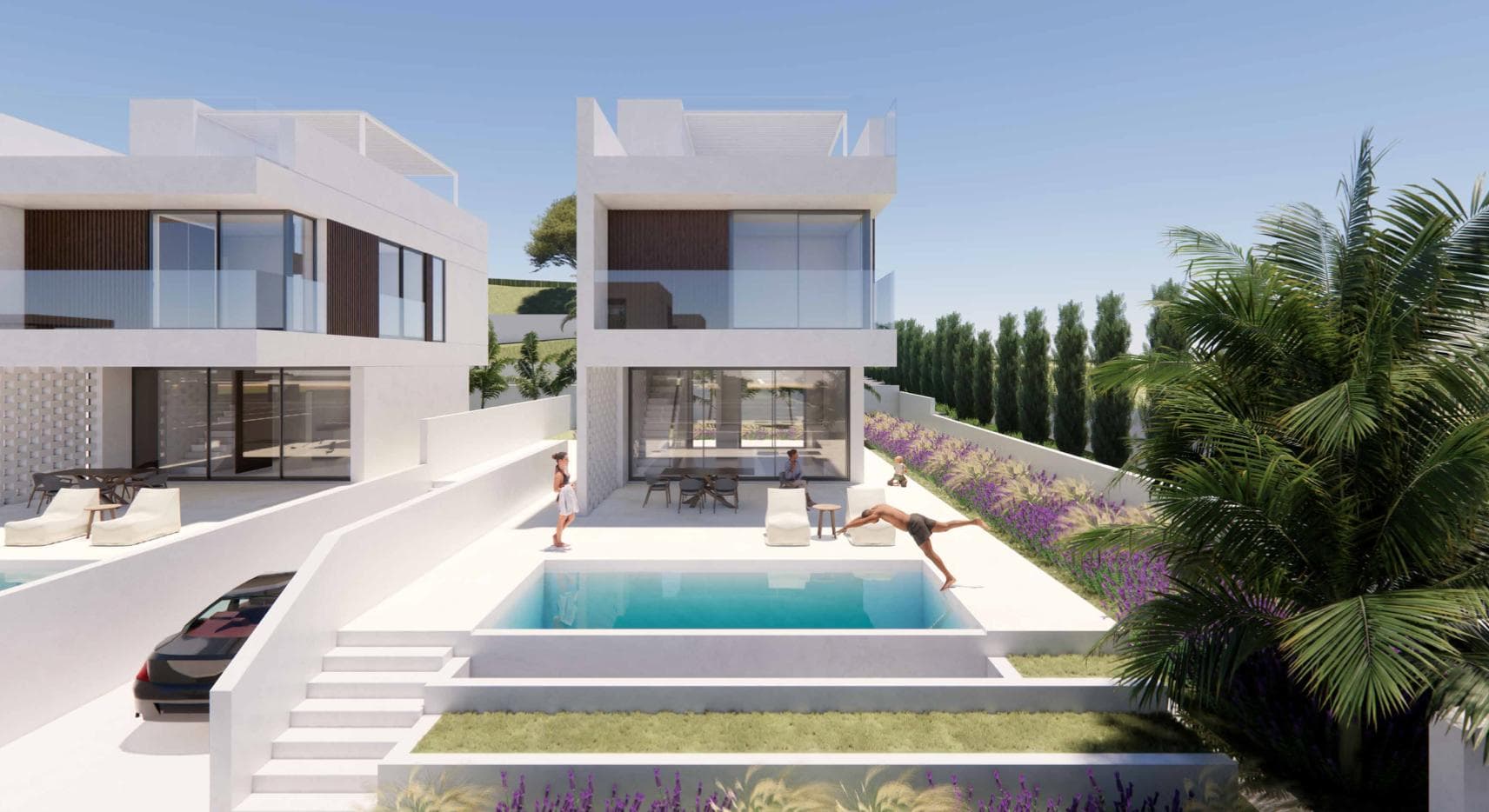 3-bedrooms house in Paphos, Cyprus.