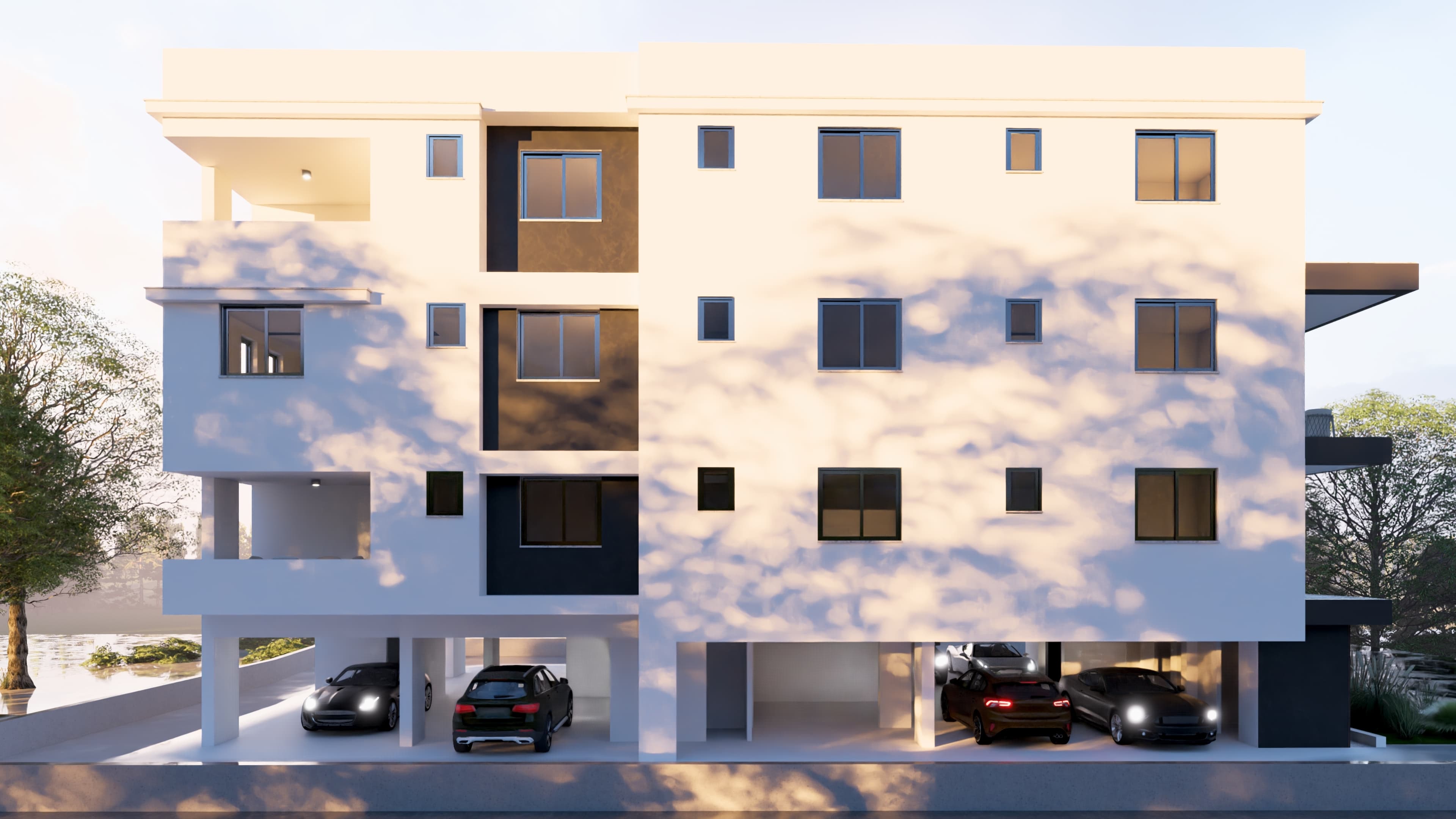 3-bedrooms apartments in Nicosia, Cyprus.