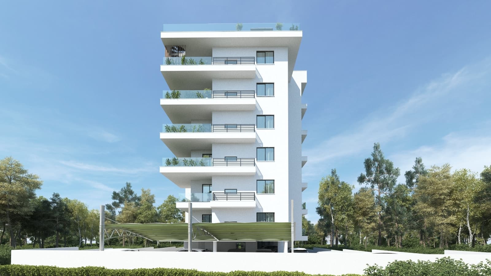2-bedrooms apartments in Larnaca, Cyprus.