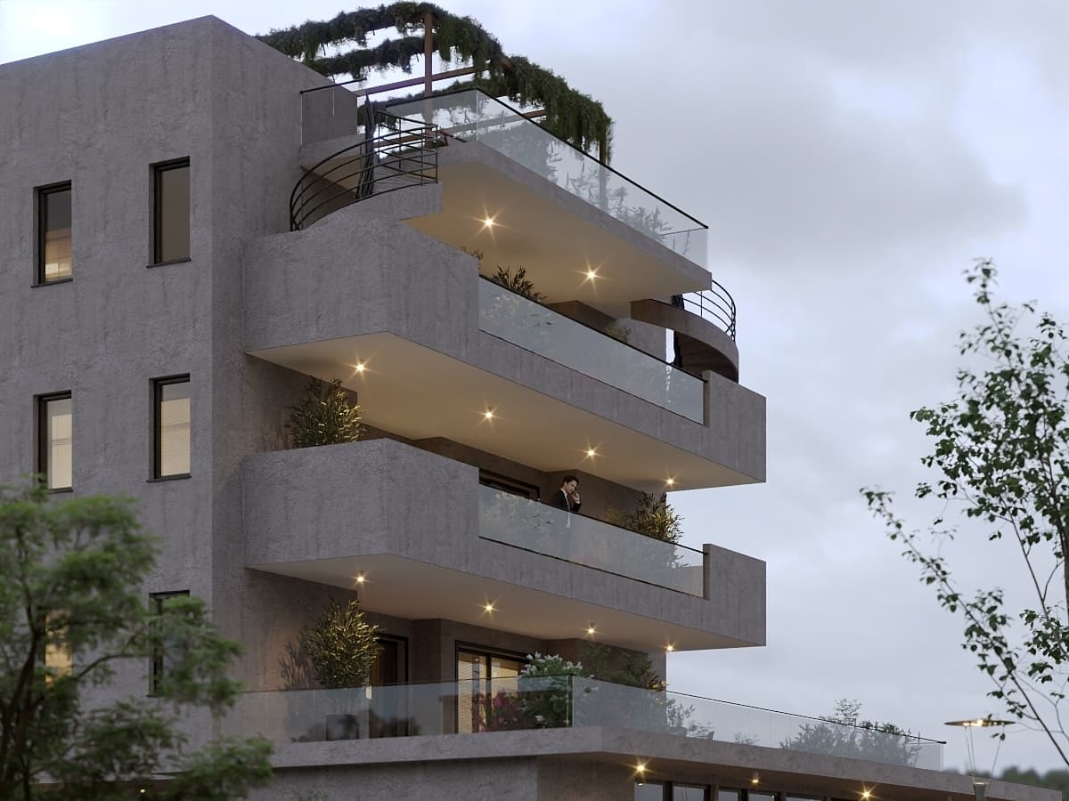 2-bedrooms apartments in Nicosia, Cyprus.