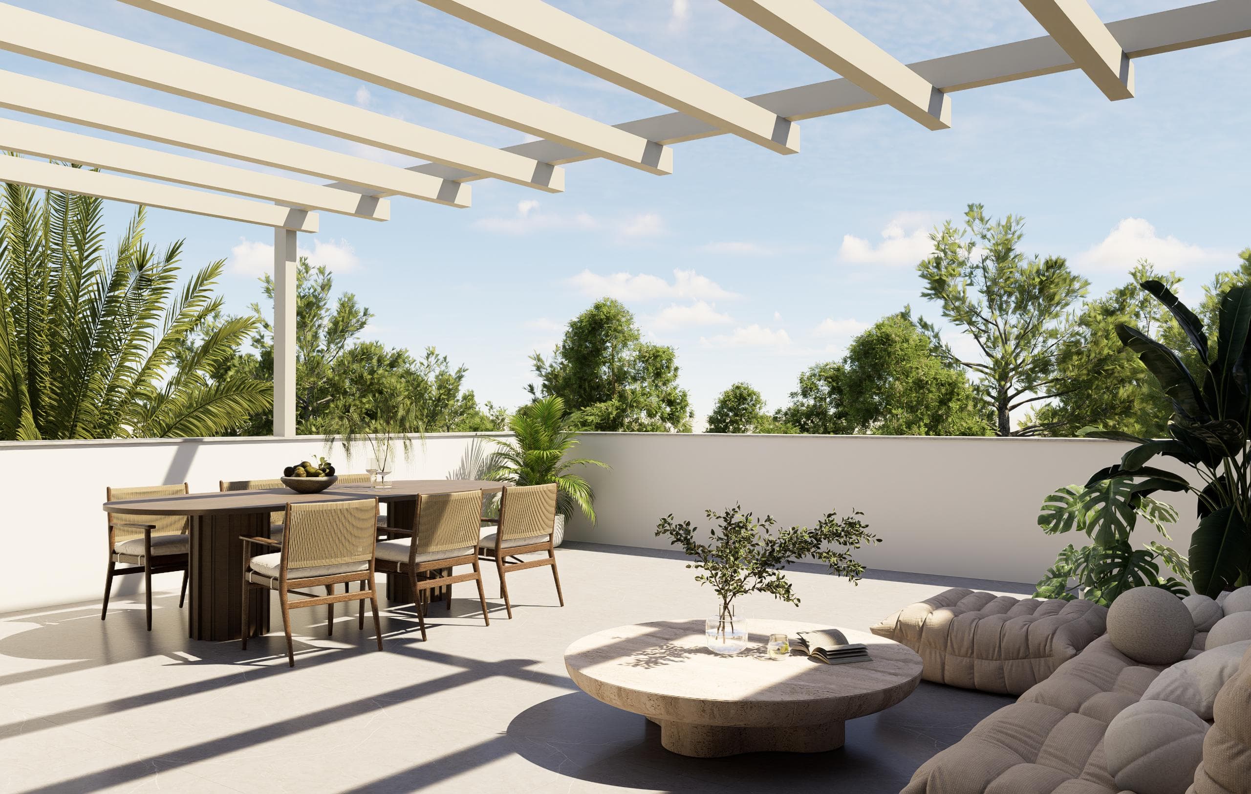 2-bedrooms apartments in Nicosia, Cyprus.