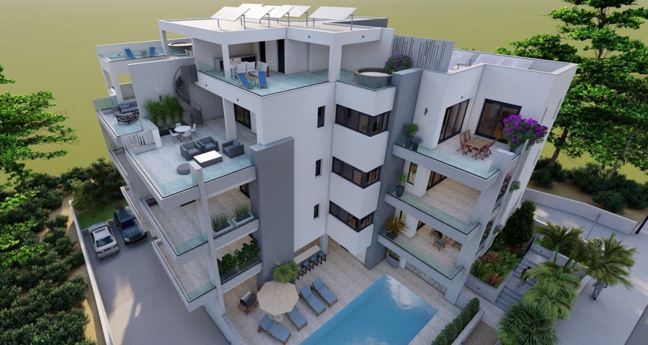 2-bedrooms apartments in Limassol, Cyprus.