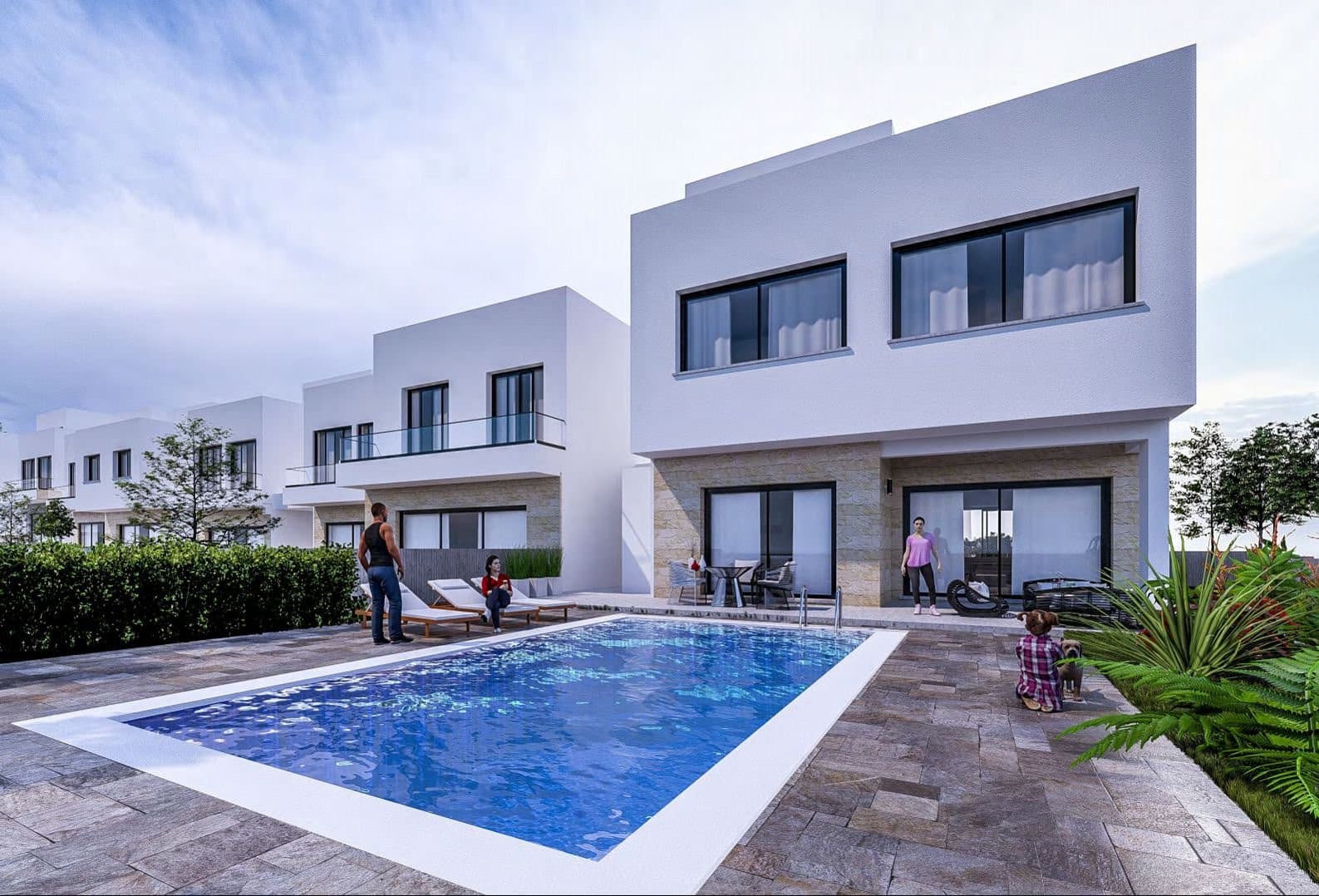 3-bedrooms house in Limassol, Cyprus.