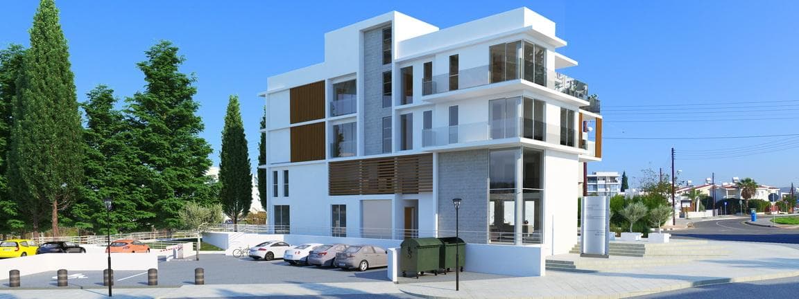 3-bedrooms apartments in Paphos, Cyprus.