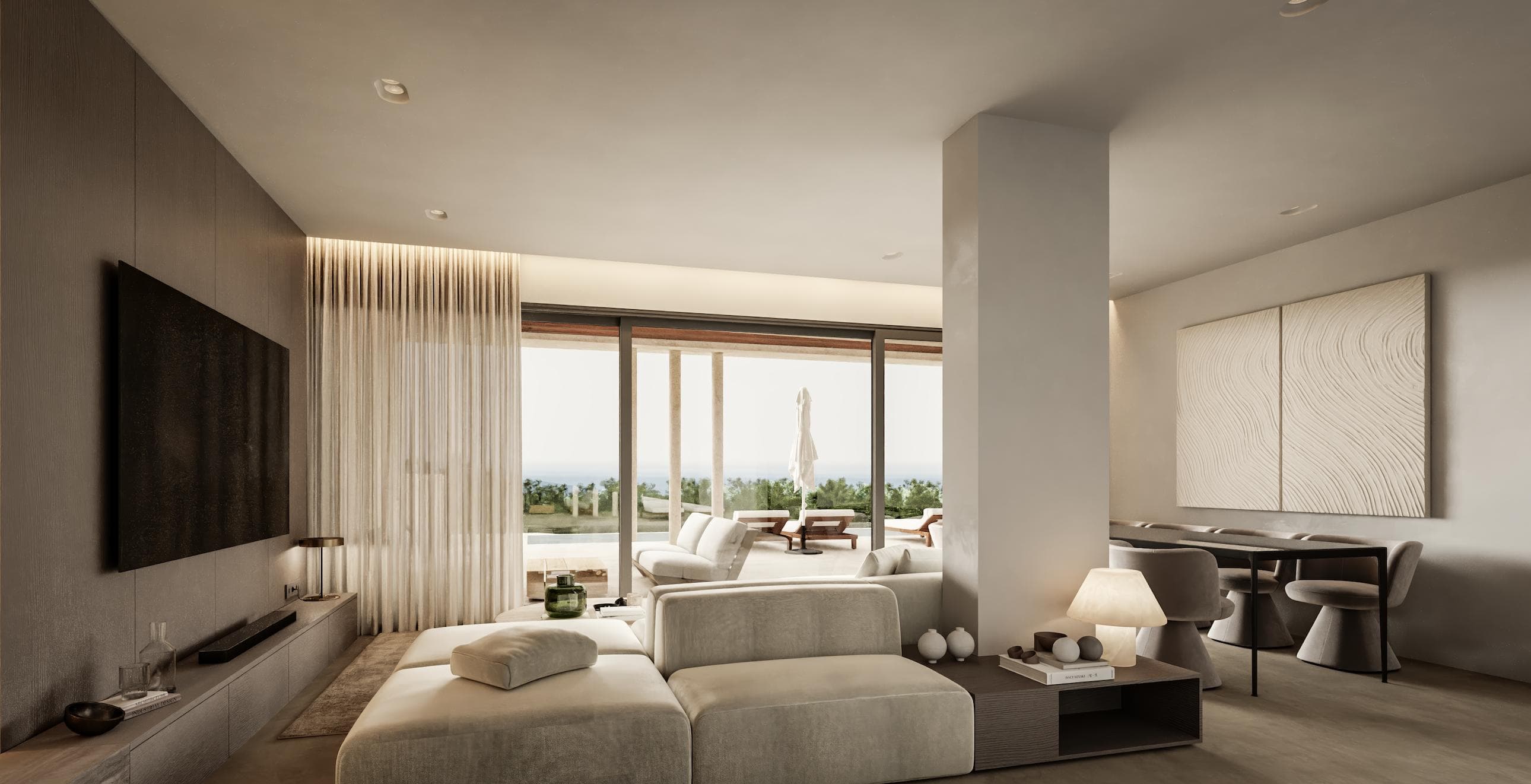 3-bedrooms apartments in Paphos, Cyprus.