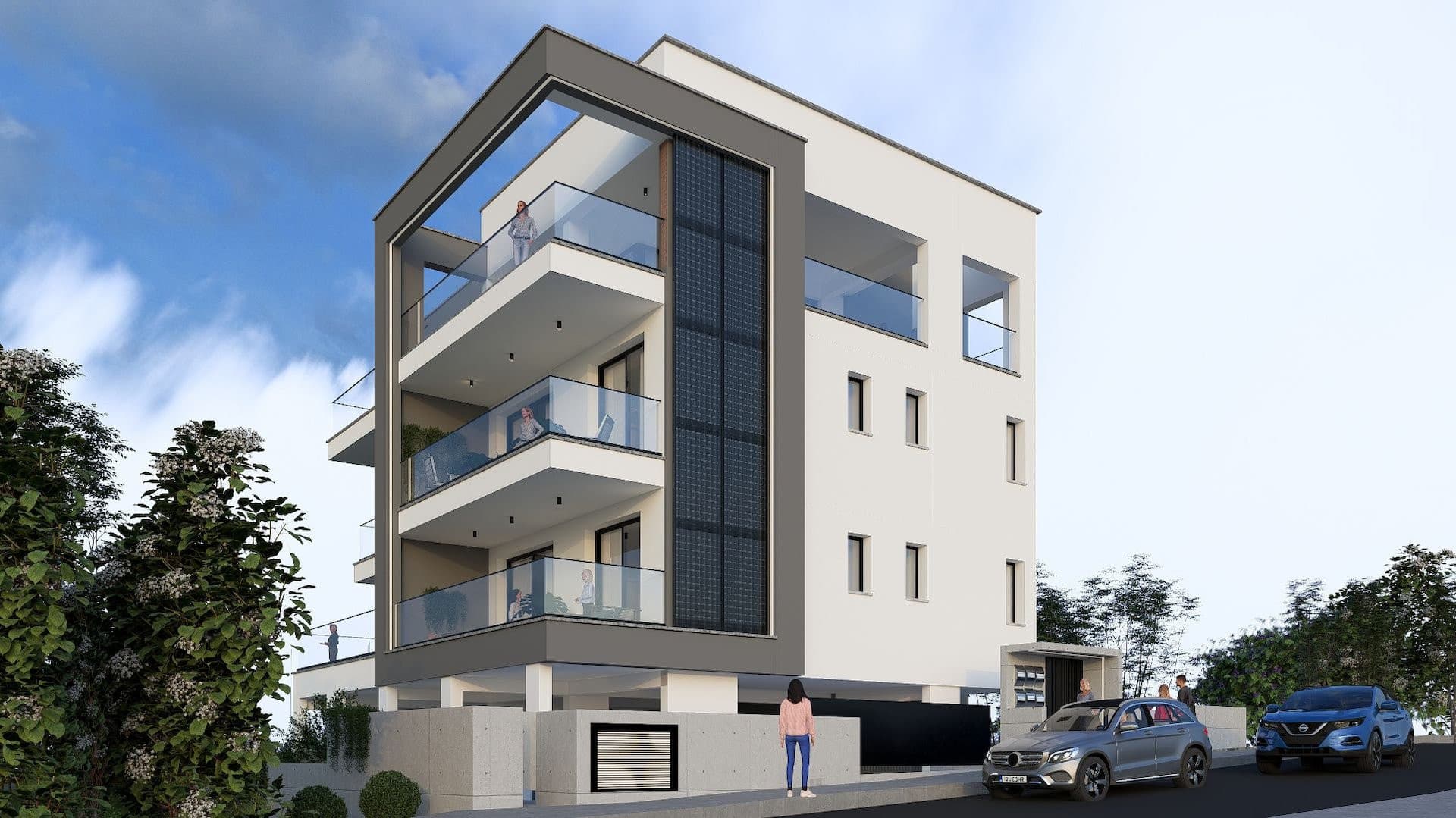 2-bedrooms apartments in Limassol, Cyprus.