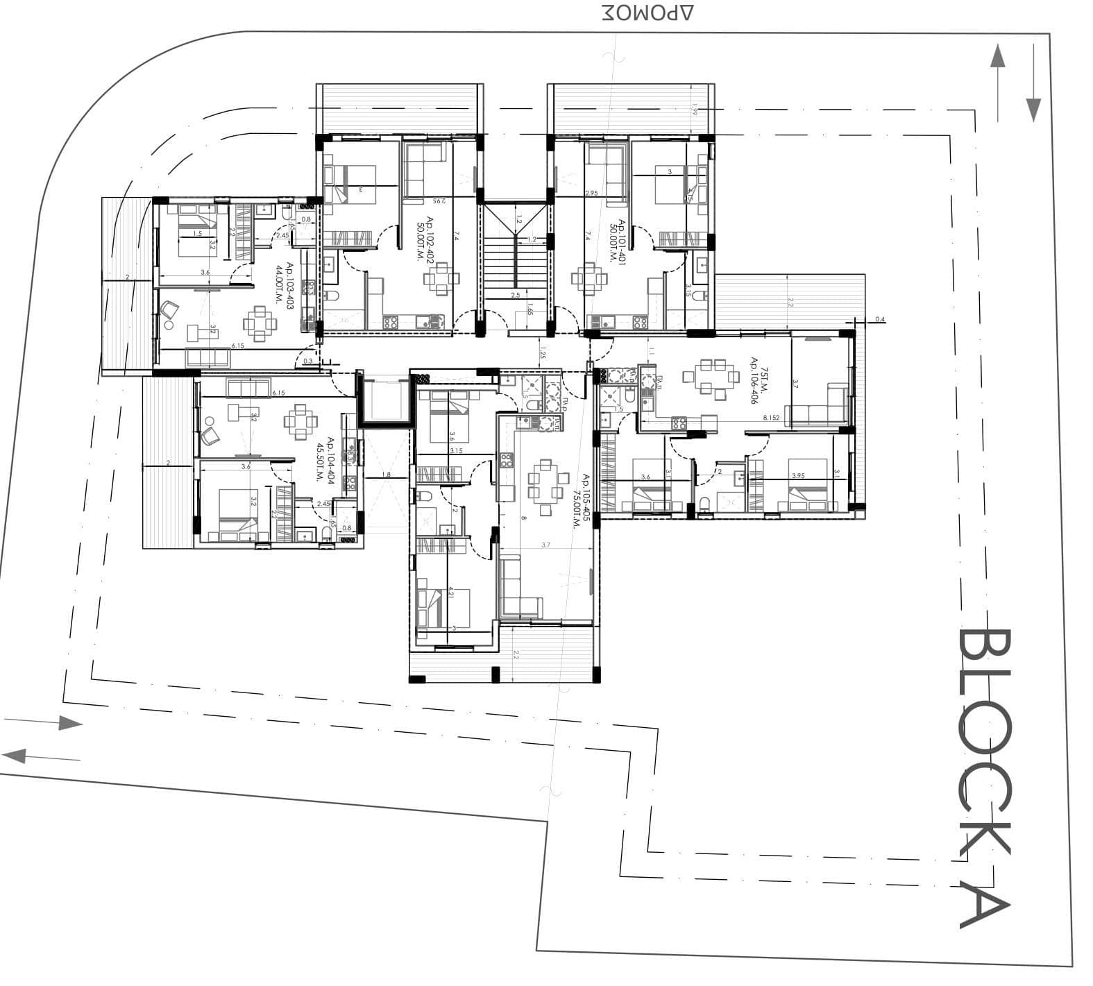 3-bedrooms apartments in Nicosia, Cyprus.