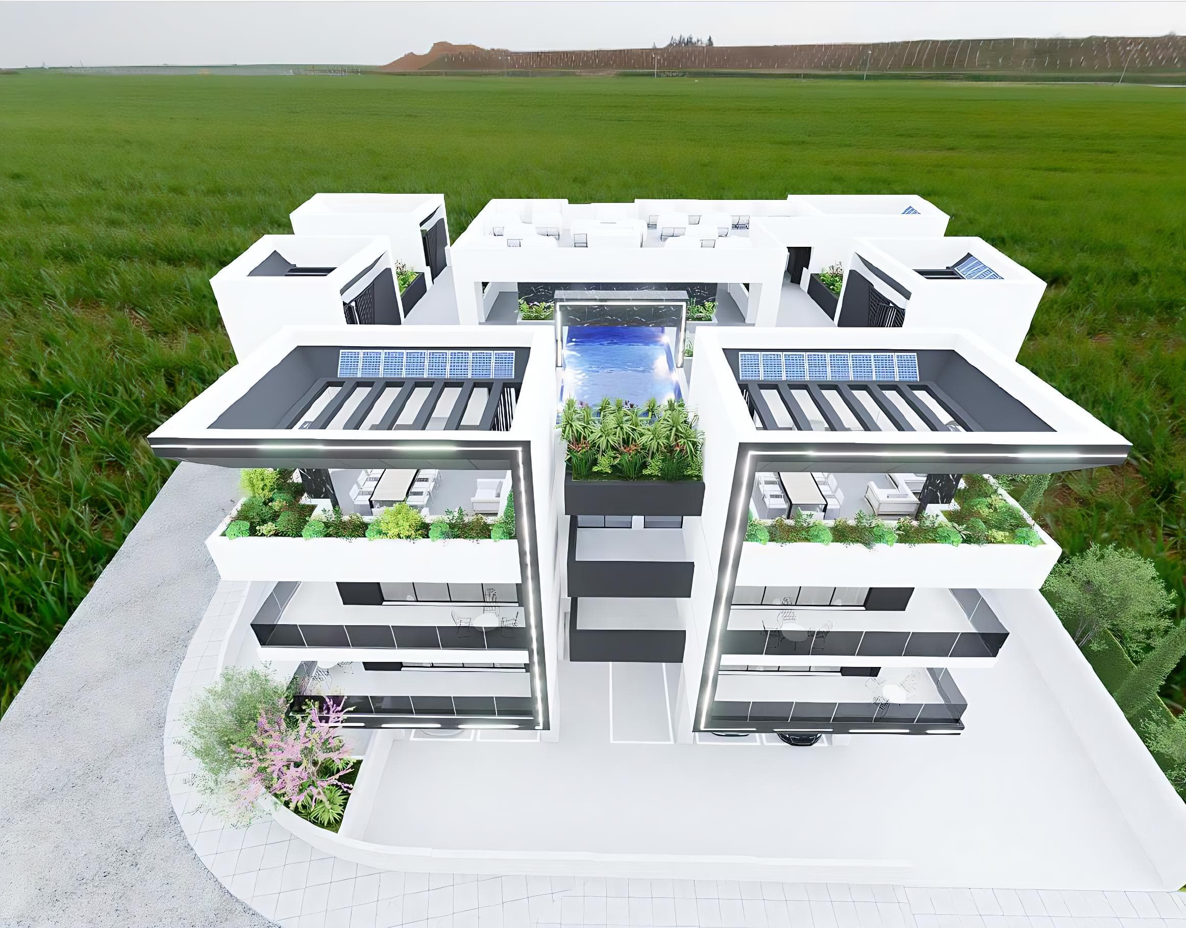 1-bedrooms apartments in Larnaca, Cyprus.