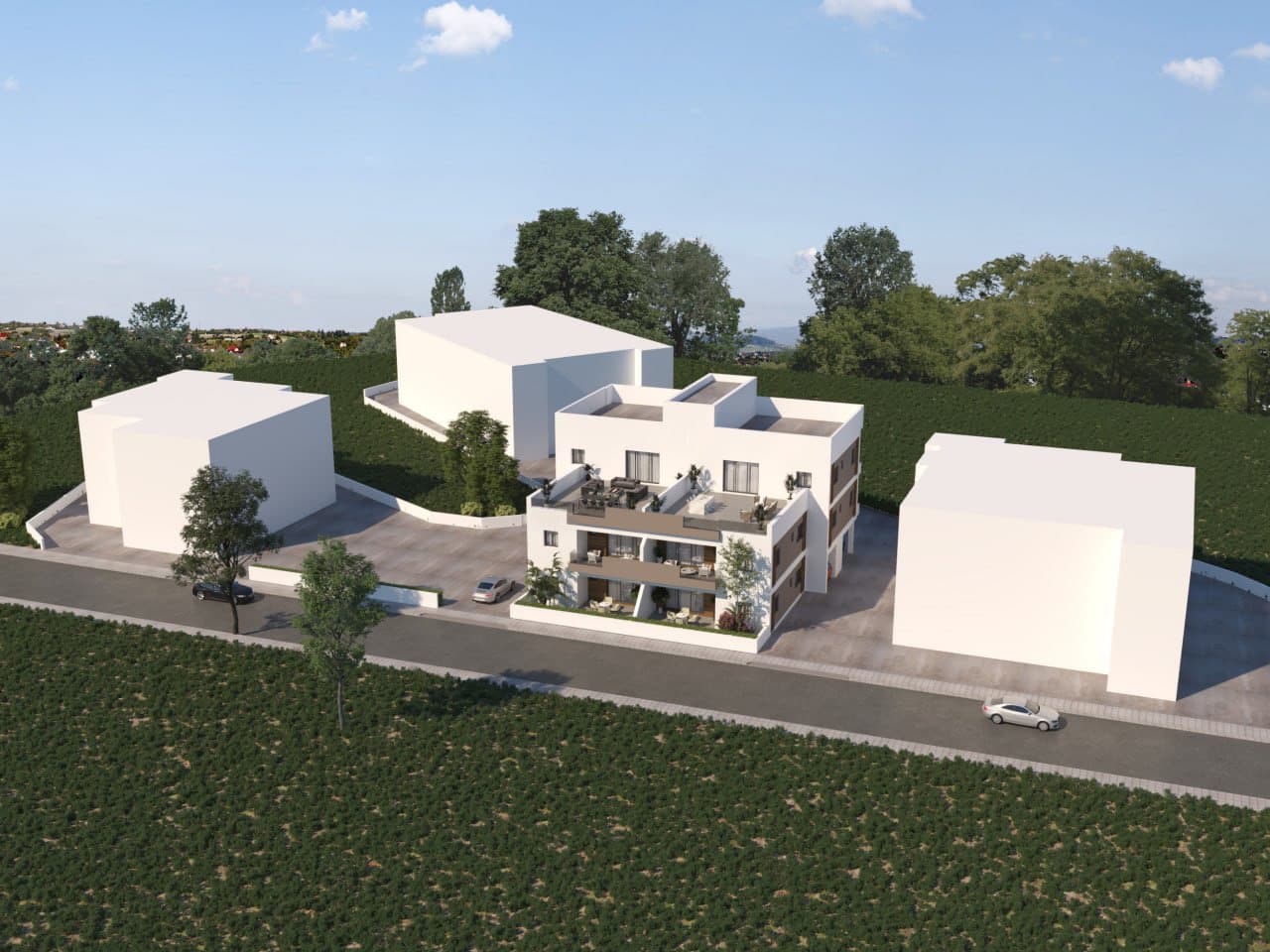 2-bedrooms apartments in Famagusta, Cyprus.