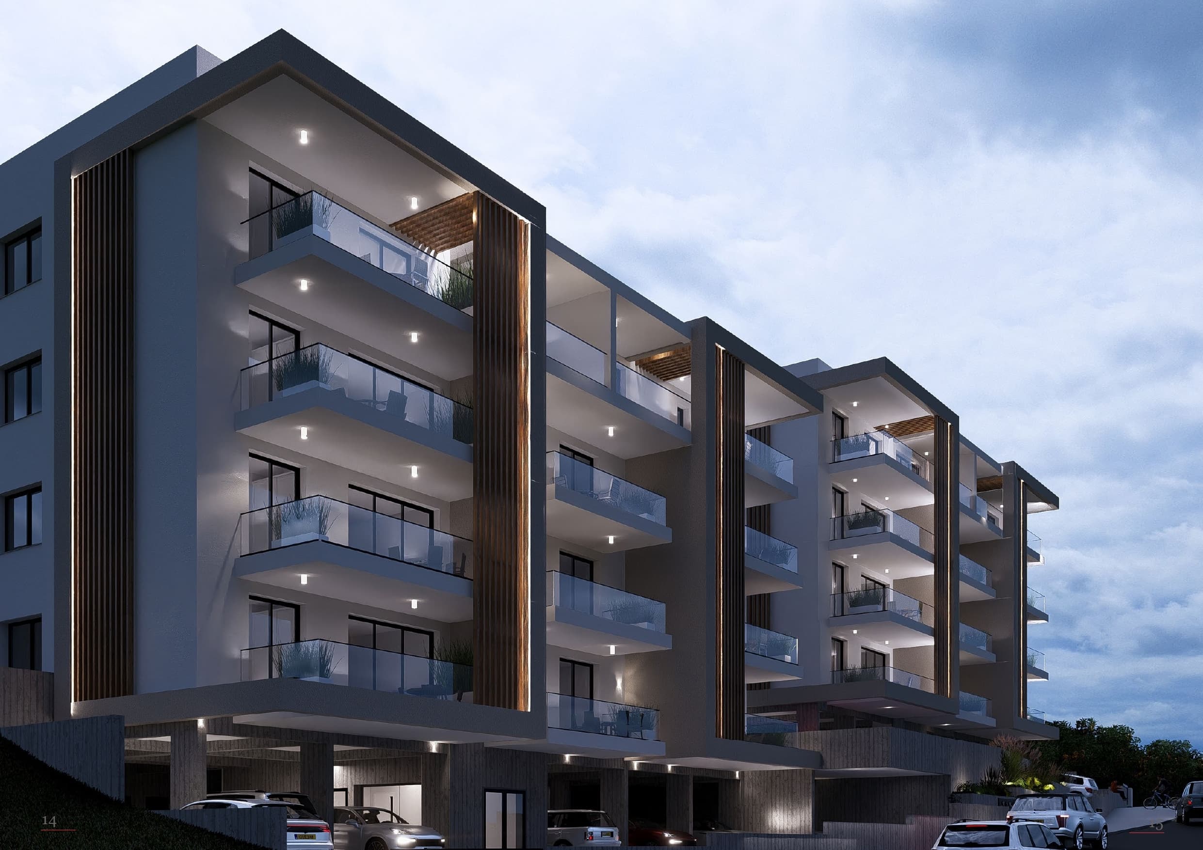2-bedrooms apartments in Limassol, Cyprus.