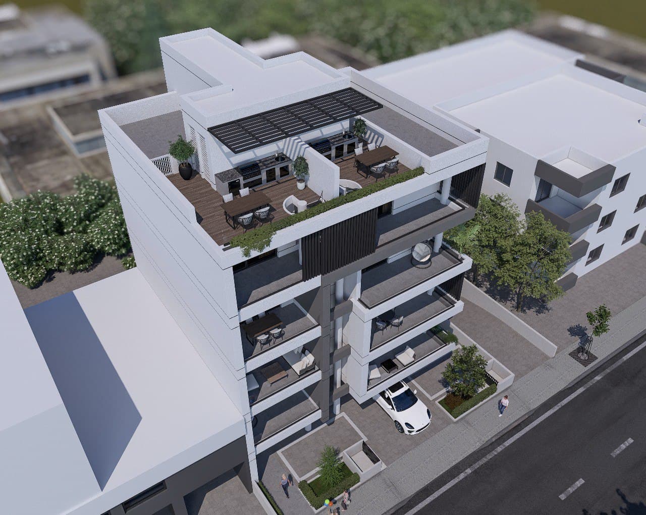 1-bedrooms apartments in Larnaca, Cyprus.