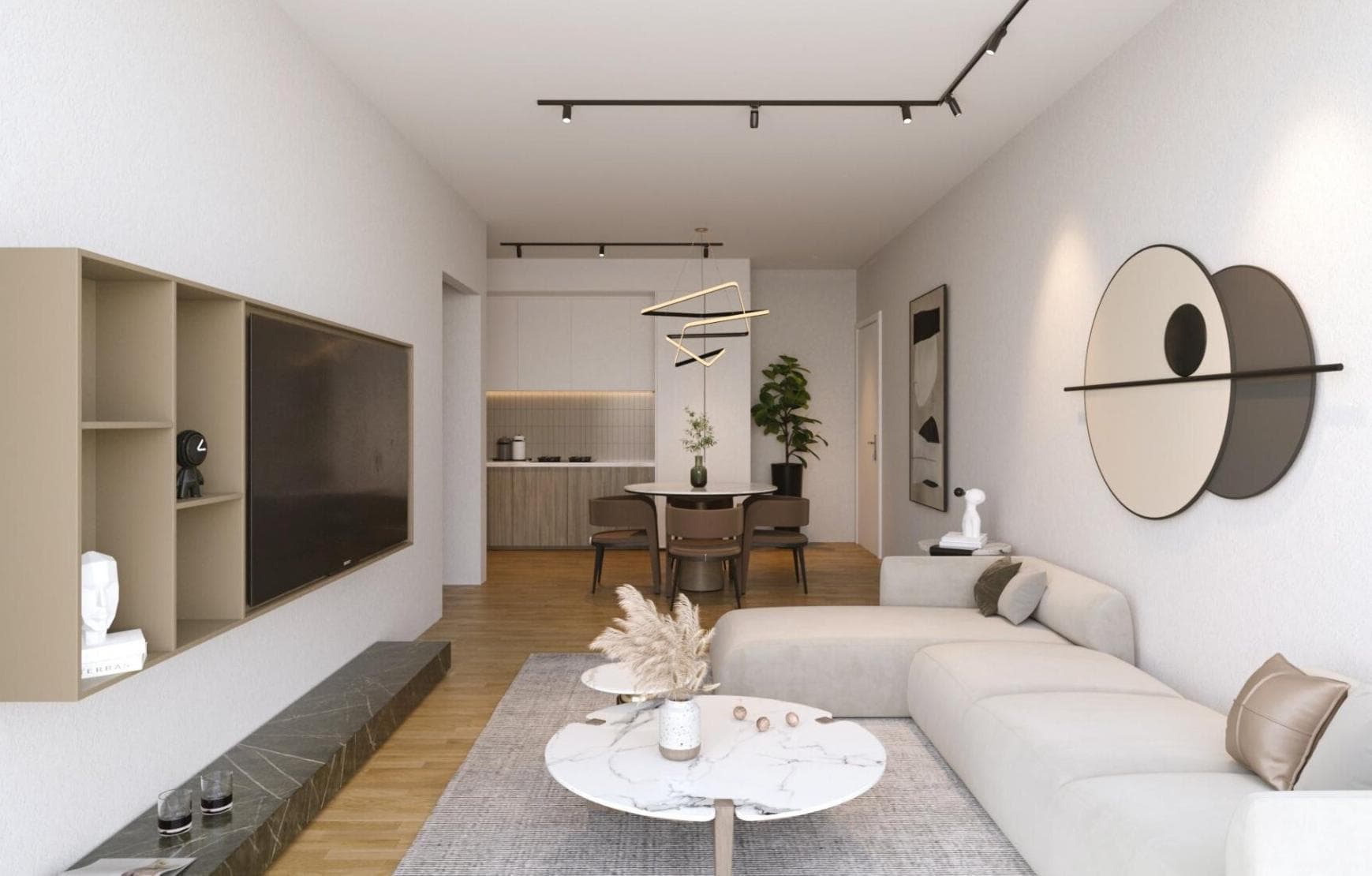 1-bedrooms apartments in Larnaca, Cyprus.