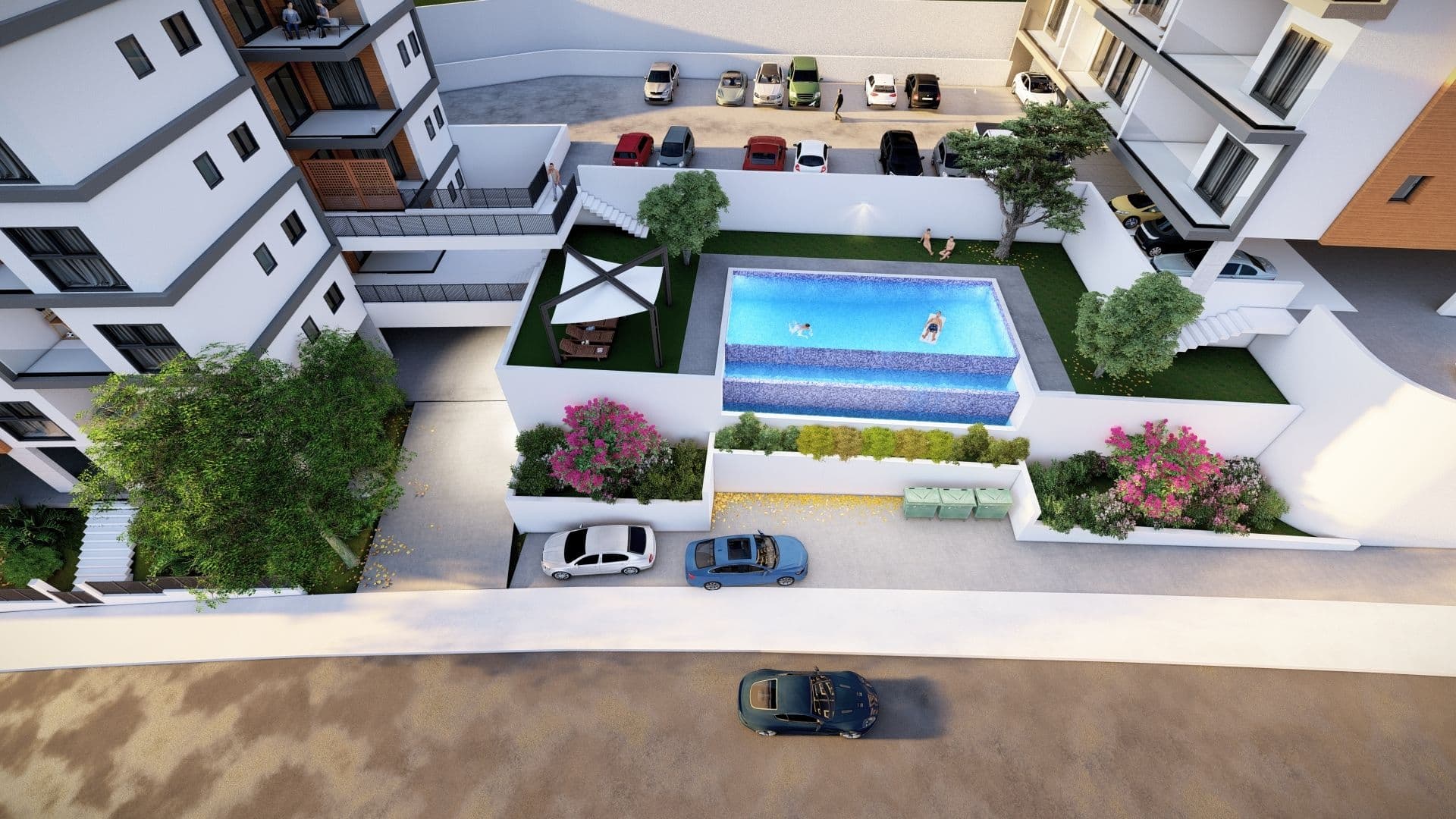2-bedrooms apartments in Limassol, Cyprus.
