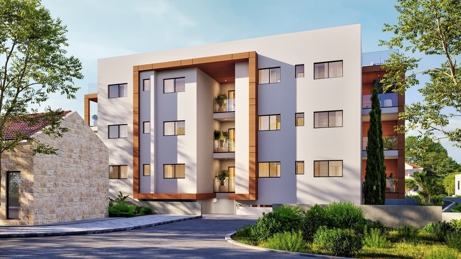 2-bedrooms apartments in Limassol, Cyprus.