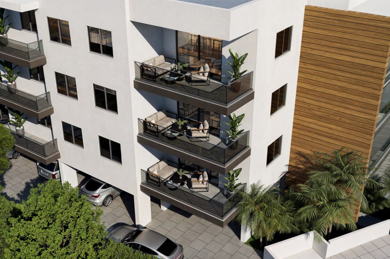 2-bedrooms apartments in Nicosia, Cyprus.