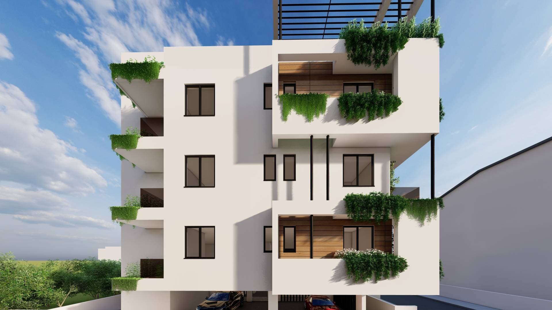2-bedrooms apartments in Nicosia, Cyprus.