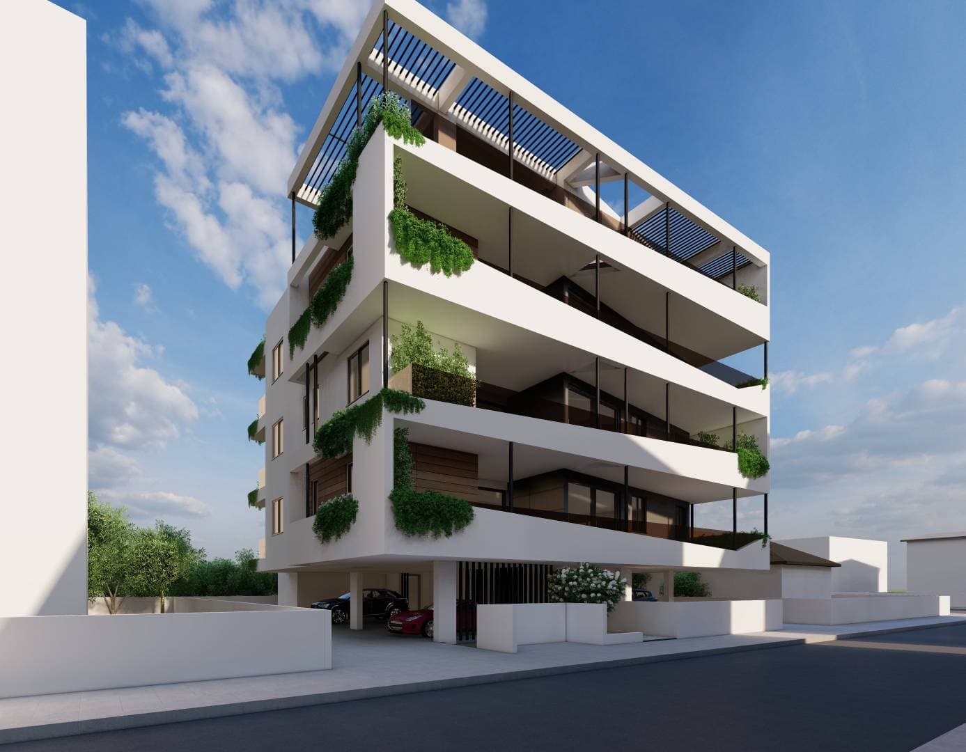 2-bedrooms apartments in Nicosia, Cyprus.