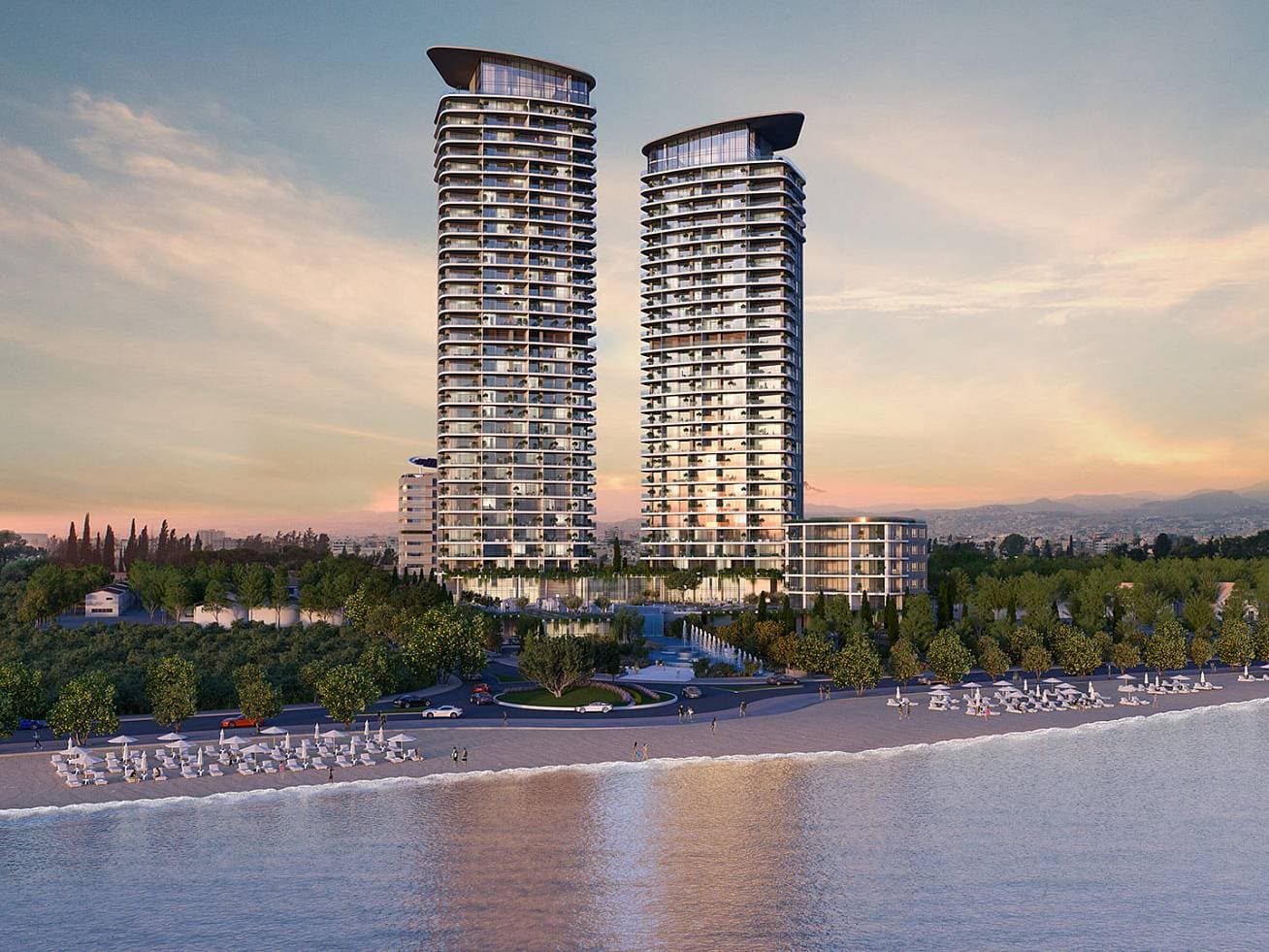 3-bedrooms apartments in Limassol, Cyprus.