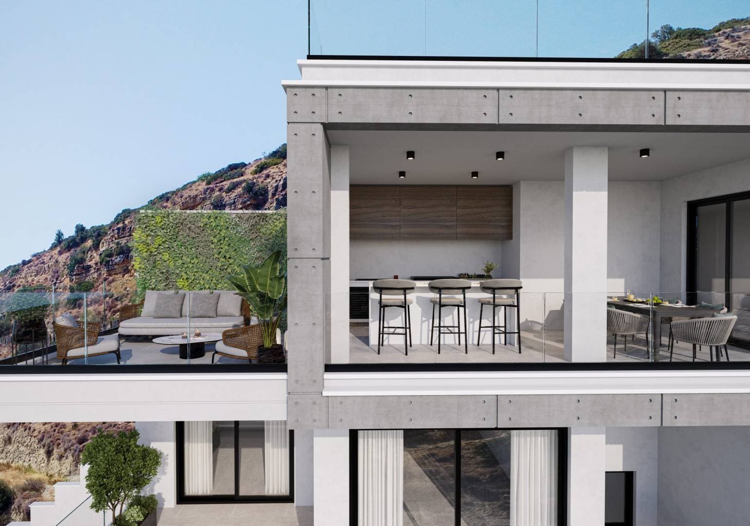 2-bedrooms apartments in Limassol, Cyprus.