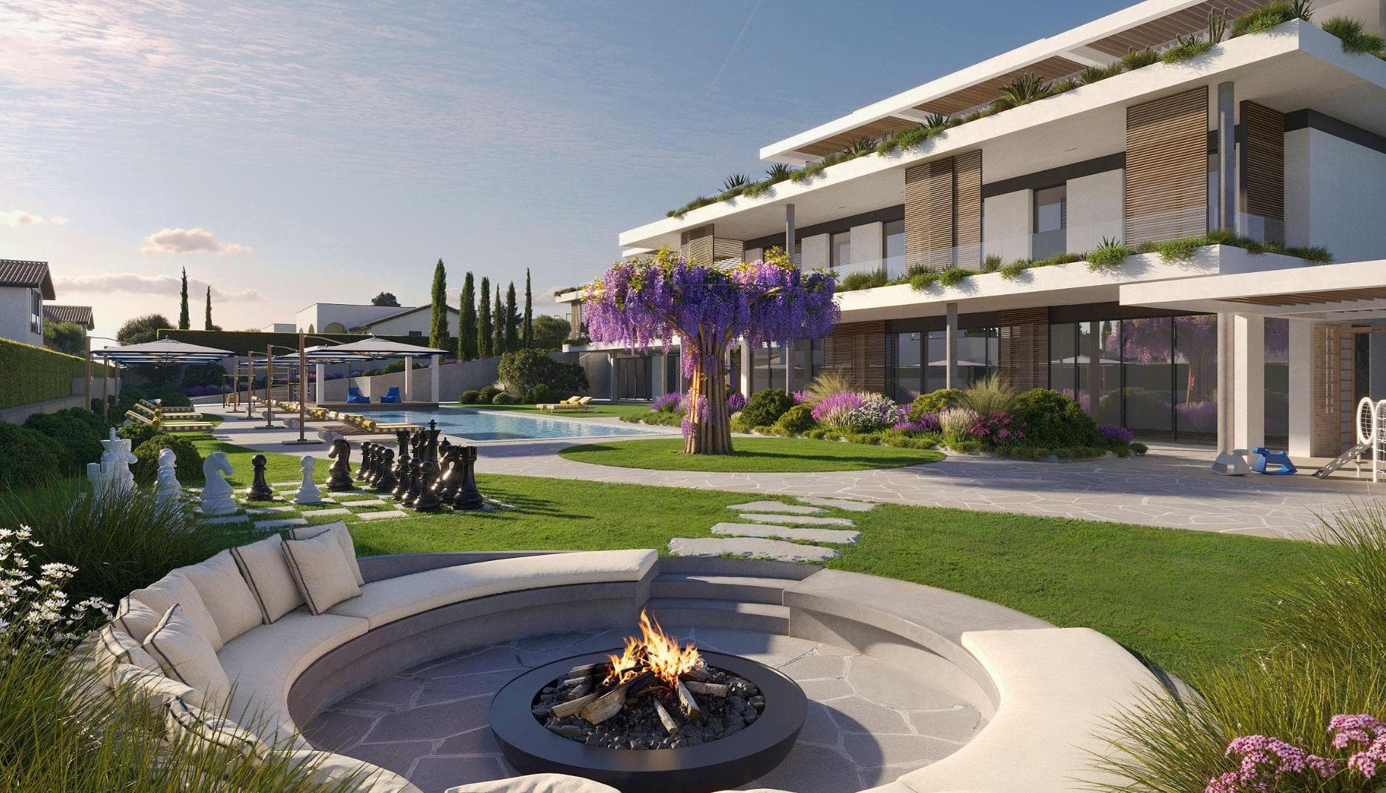 1-bedrooms apartments in Limassol, Cyprus.