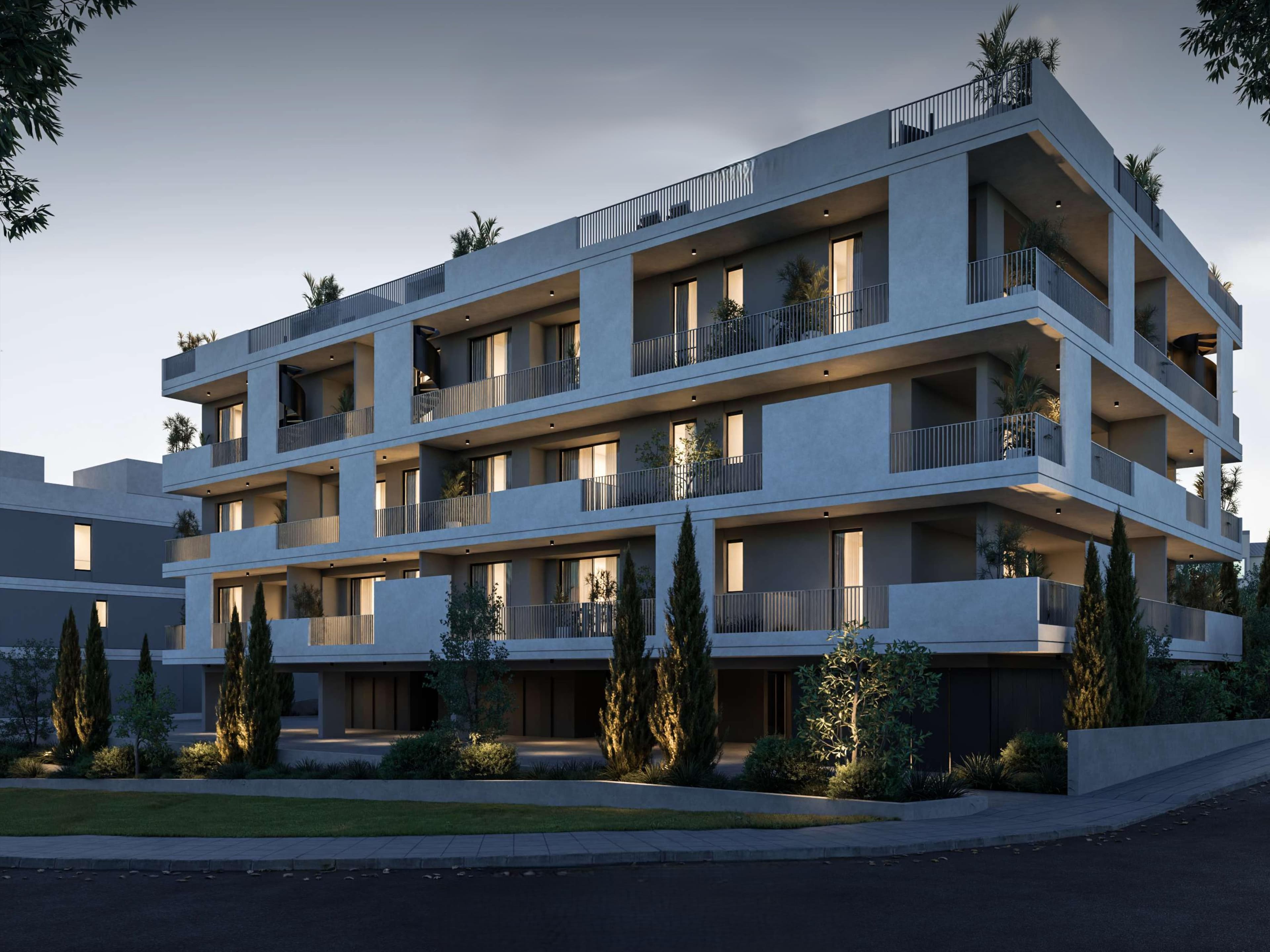 2-bedrooms apartments in Limassol, Cyprus.