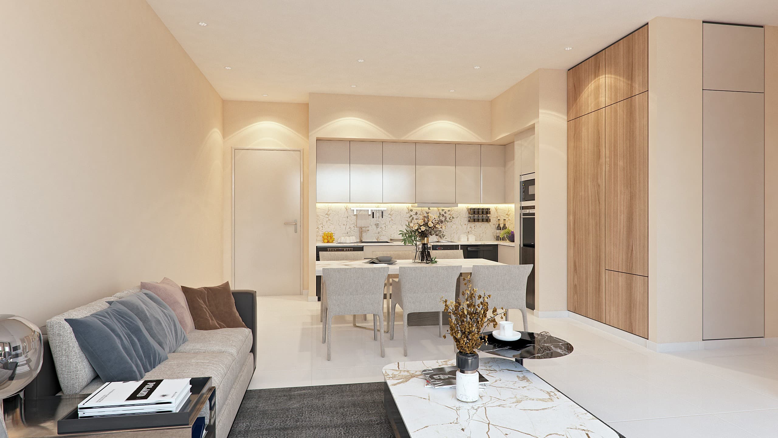 2-bedrooms apartments in Larnaca, Cyprus.