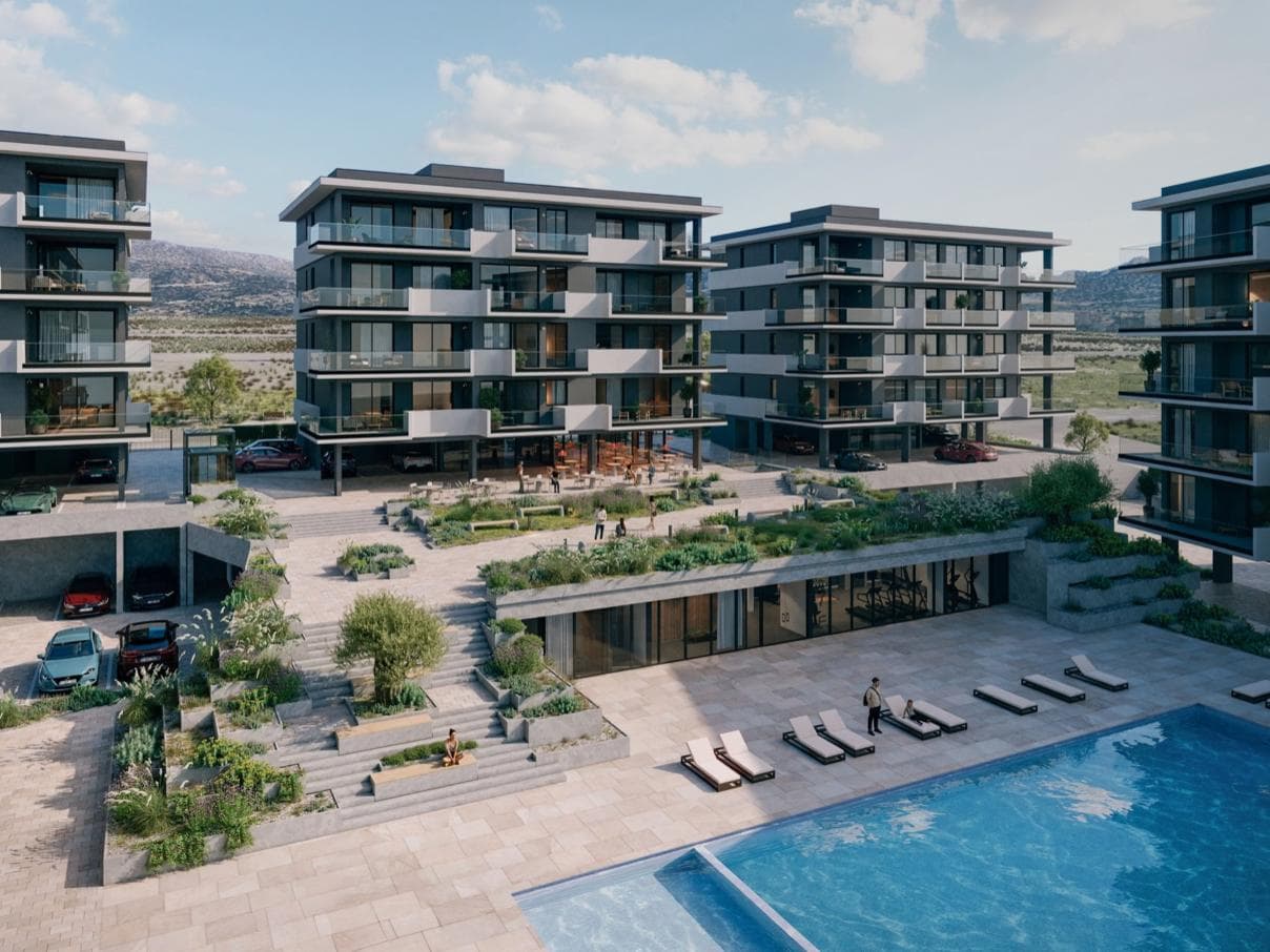 2-bedrooms apartments in Limassol, Cyprus.