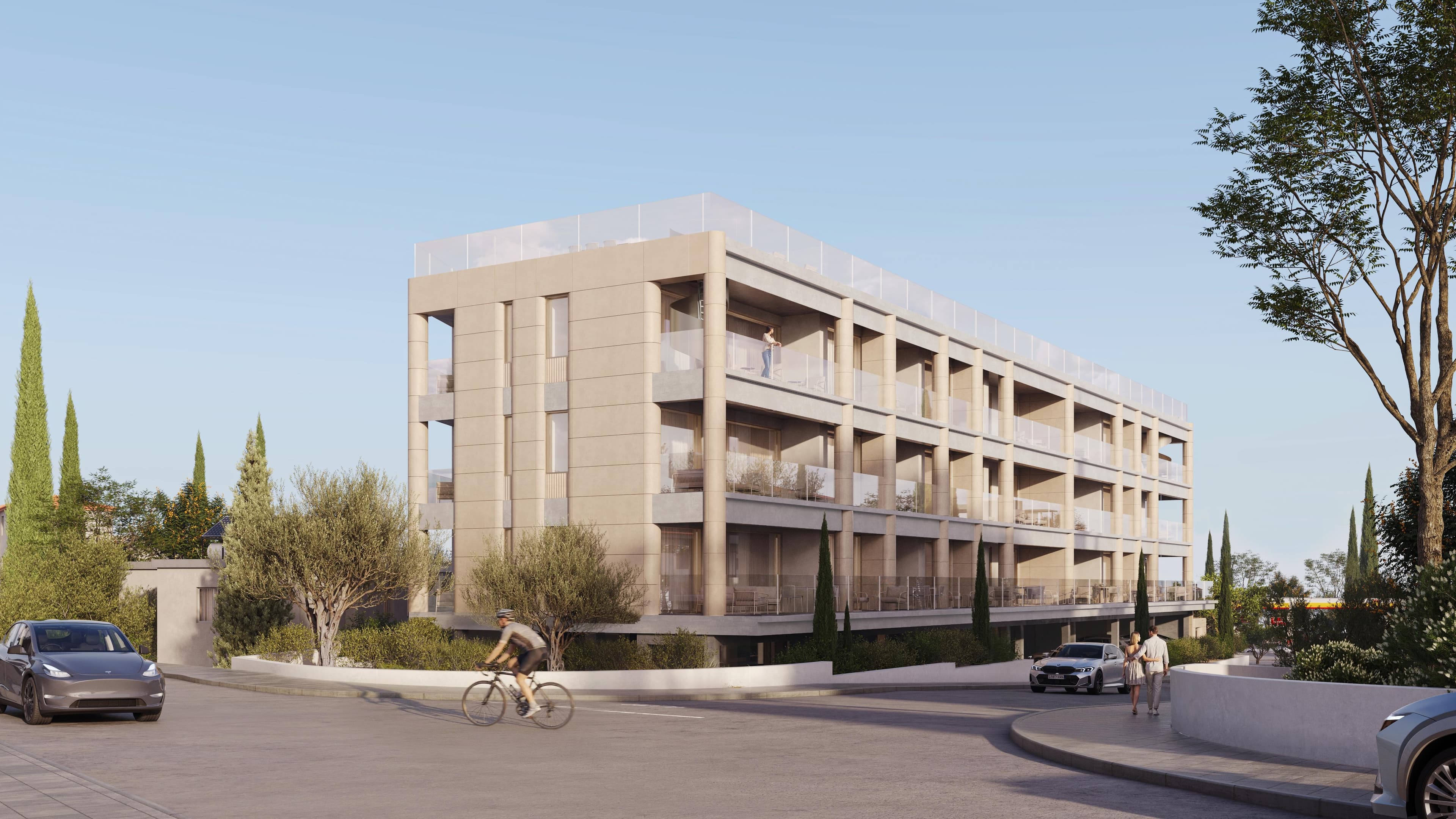 1-bedrooms apartments in Paphos, Cyprus.