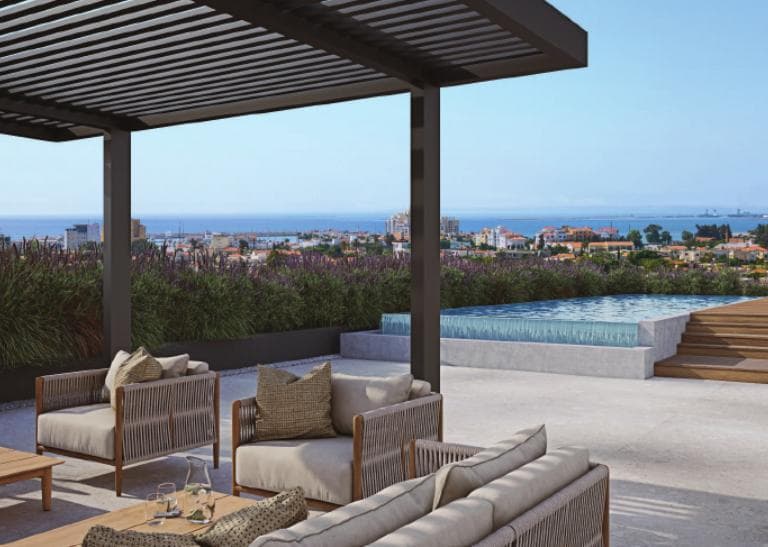 1-bedrooms apartments in Limassol, Cyprus.