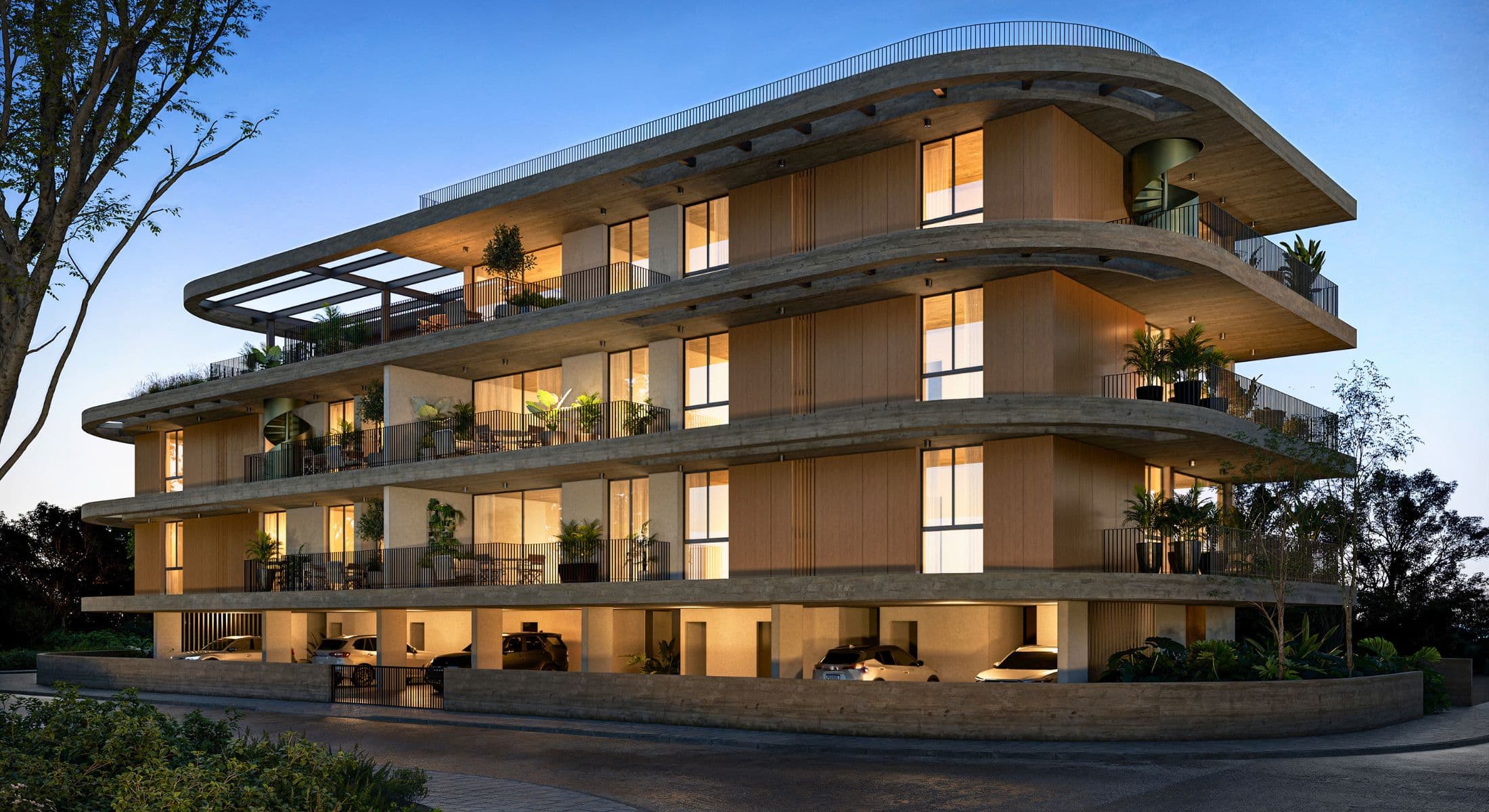 2-bedrooms apartments in Nicosia, Cyprus.