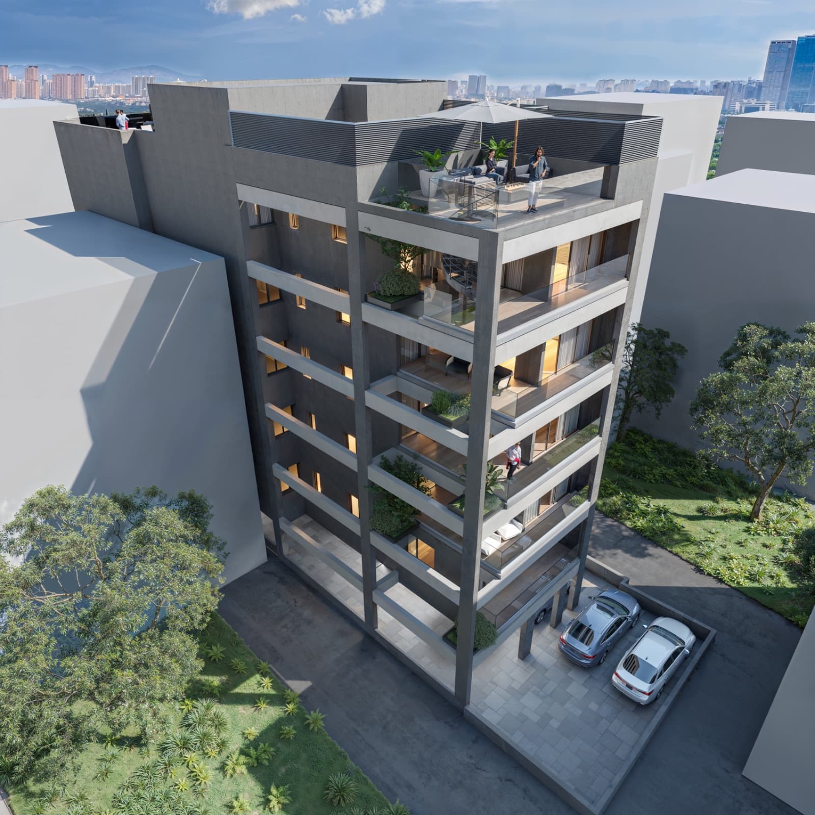 1-bedrooms apartments in Larnaca, Cyprus.