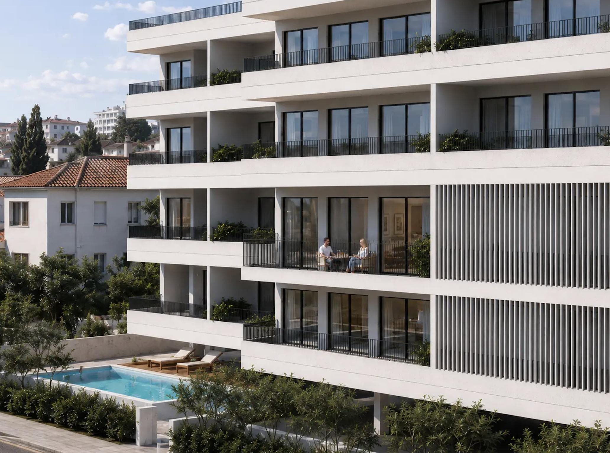 2-bedrooms apartments in Limassol, Cyprus.