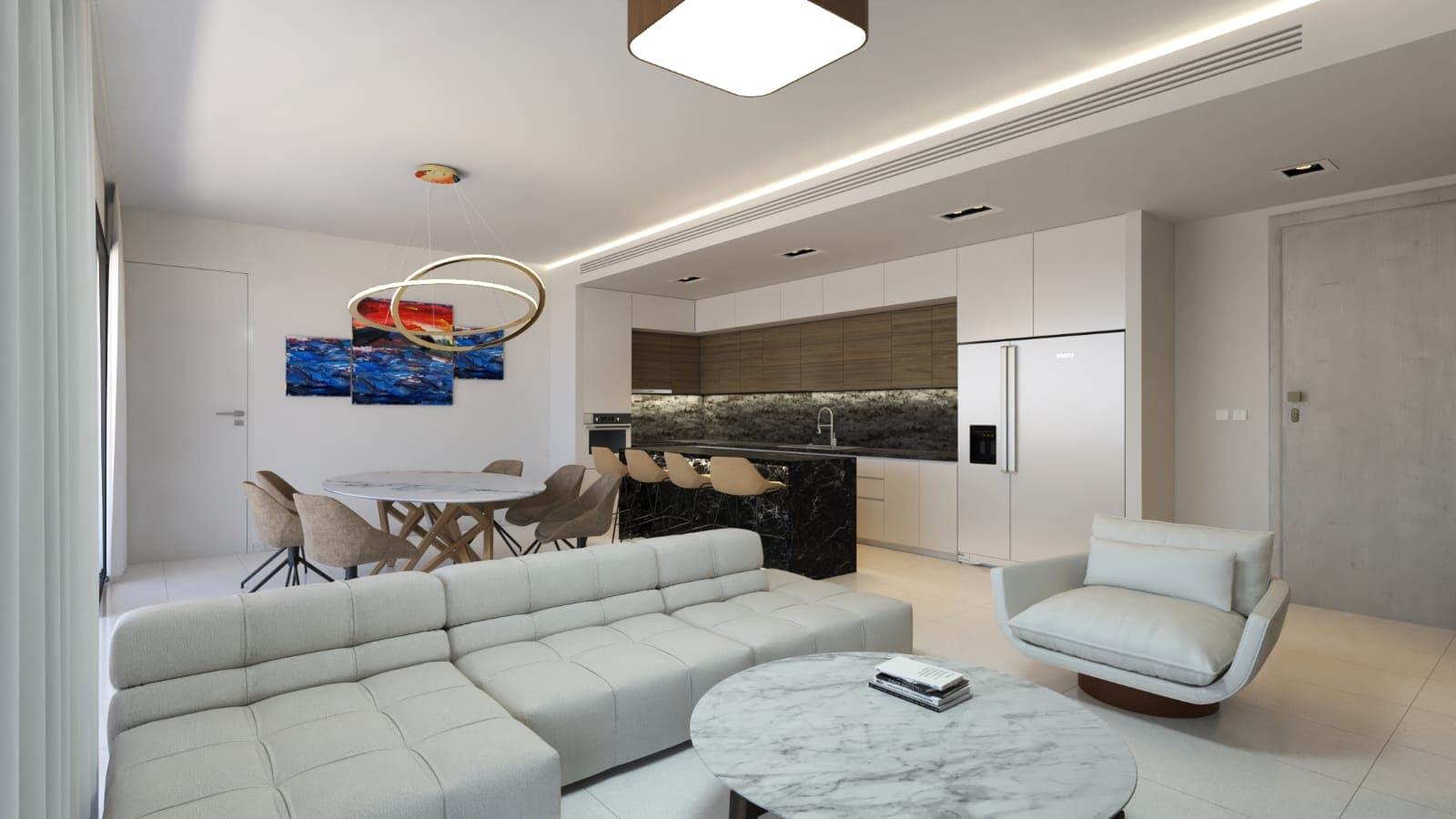 2-bedrooms apartments in Limassol, Cyprus.